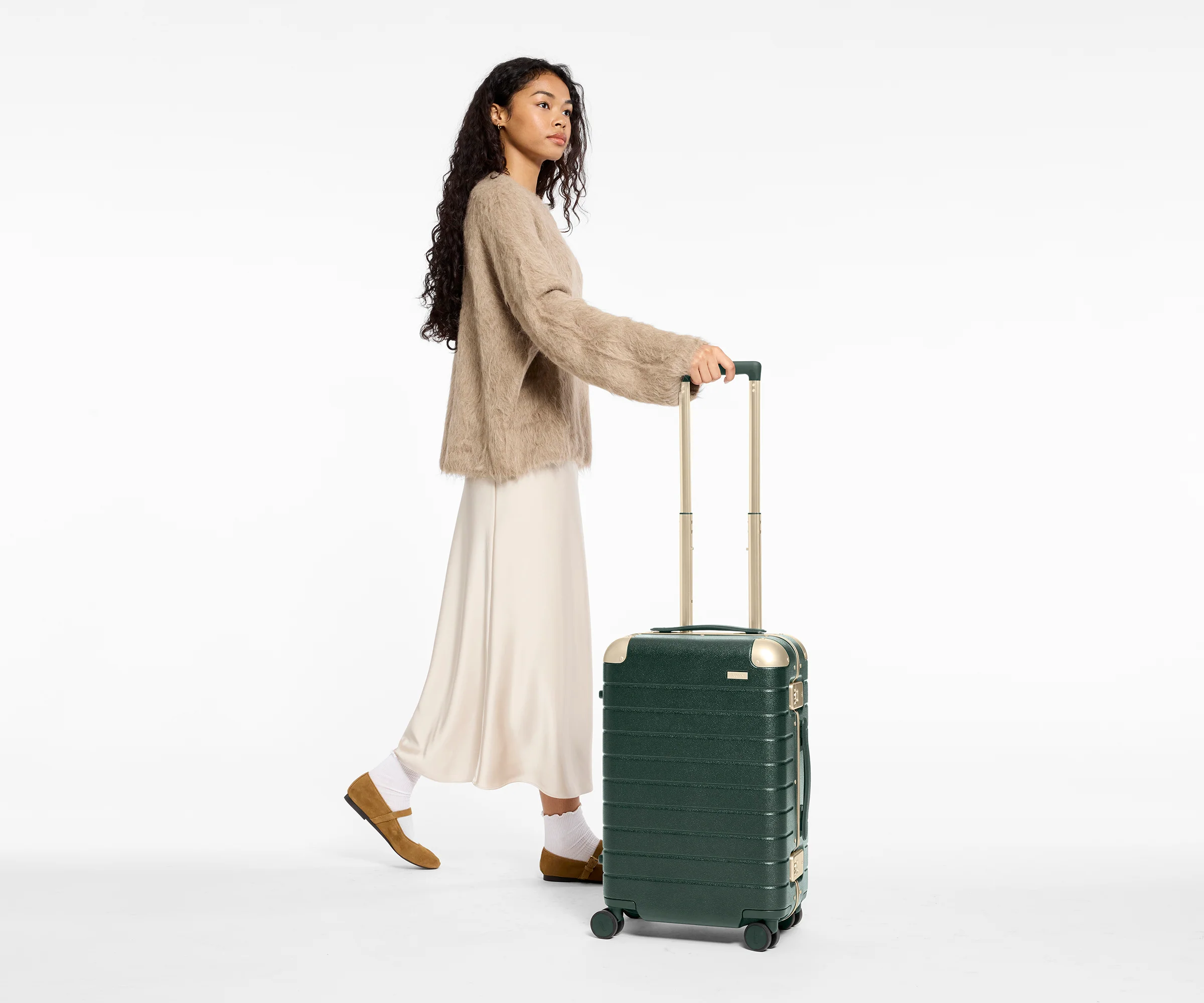 The Aluminum Edge Carry-On in Ivy Green - Image 4