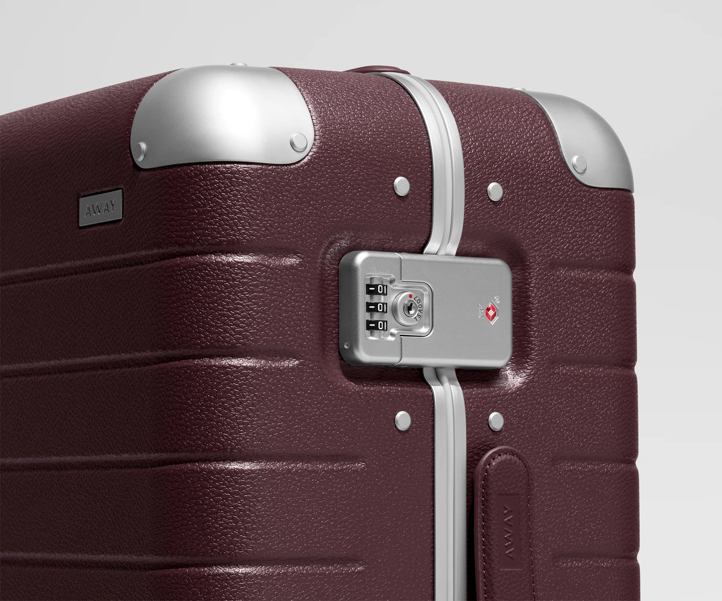 The Aluminum Edge Large in Oxblood Red - Image 4