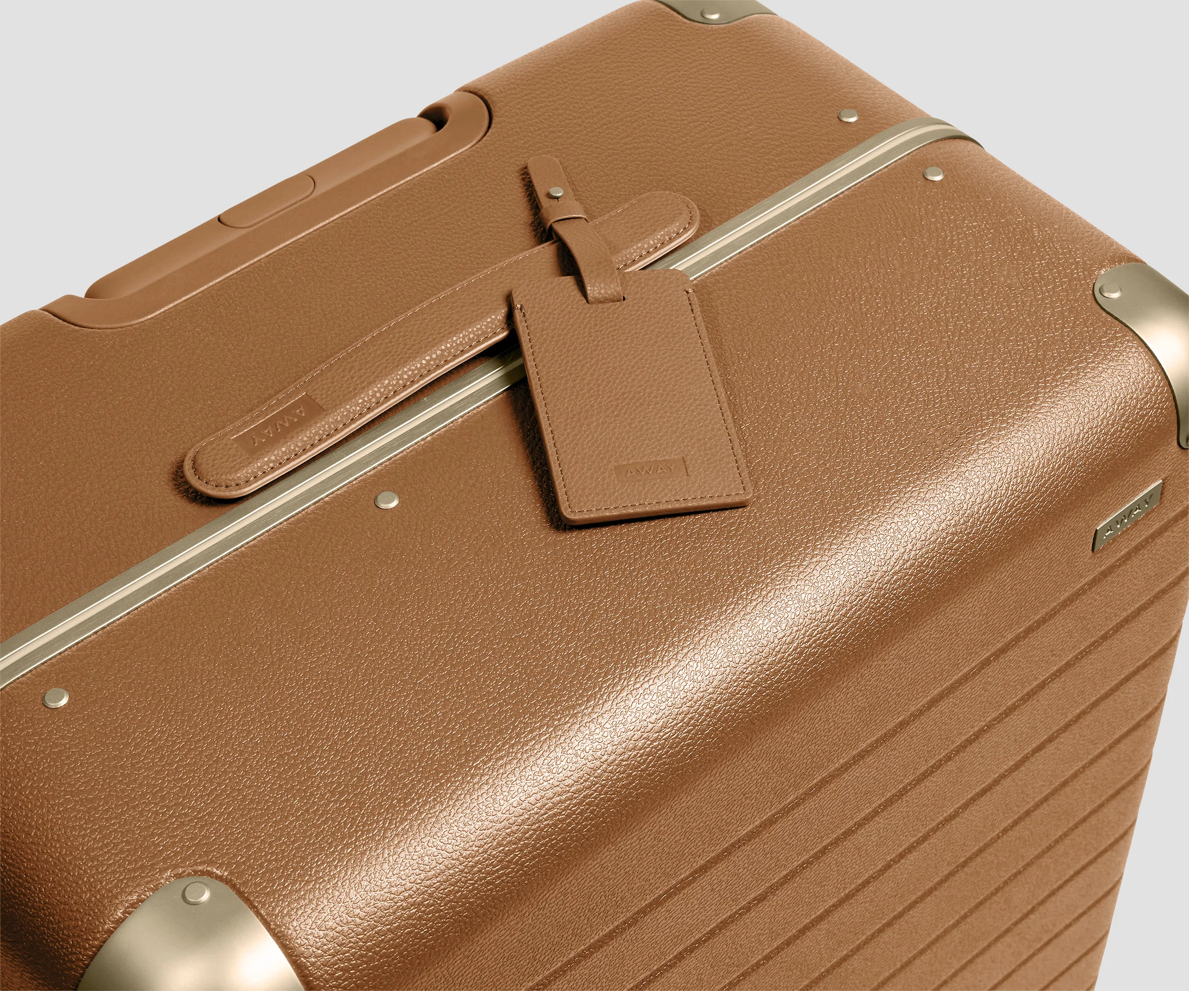 The Aluminum Edge Medium in Cognac Brown - Image 6