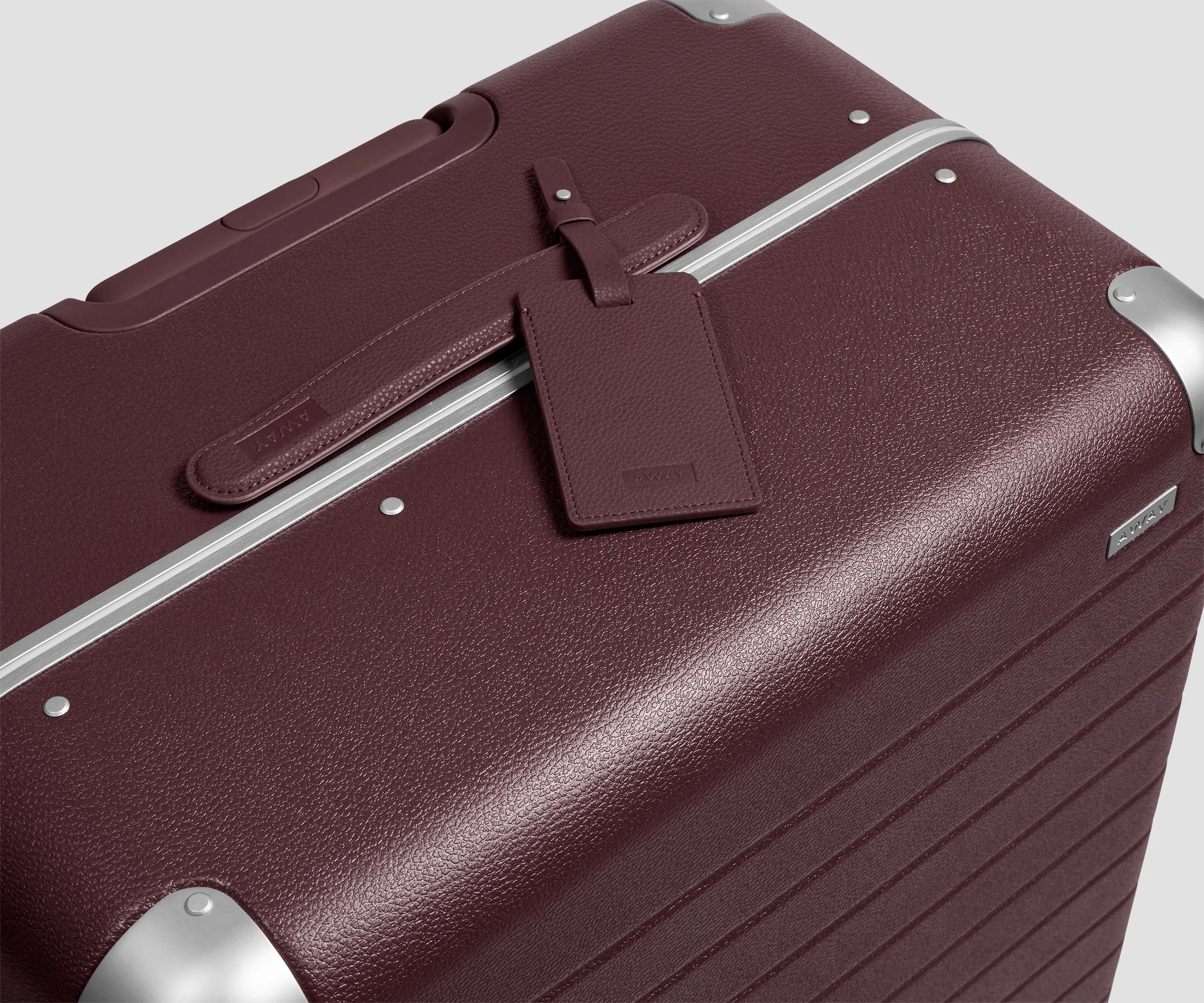 The Aluminum Edge Large in Oxblood Red - Image 7