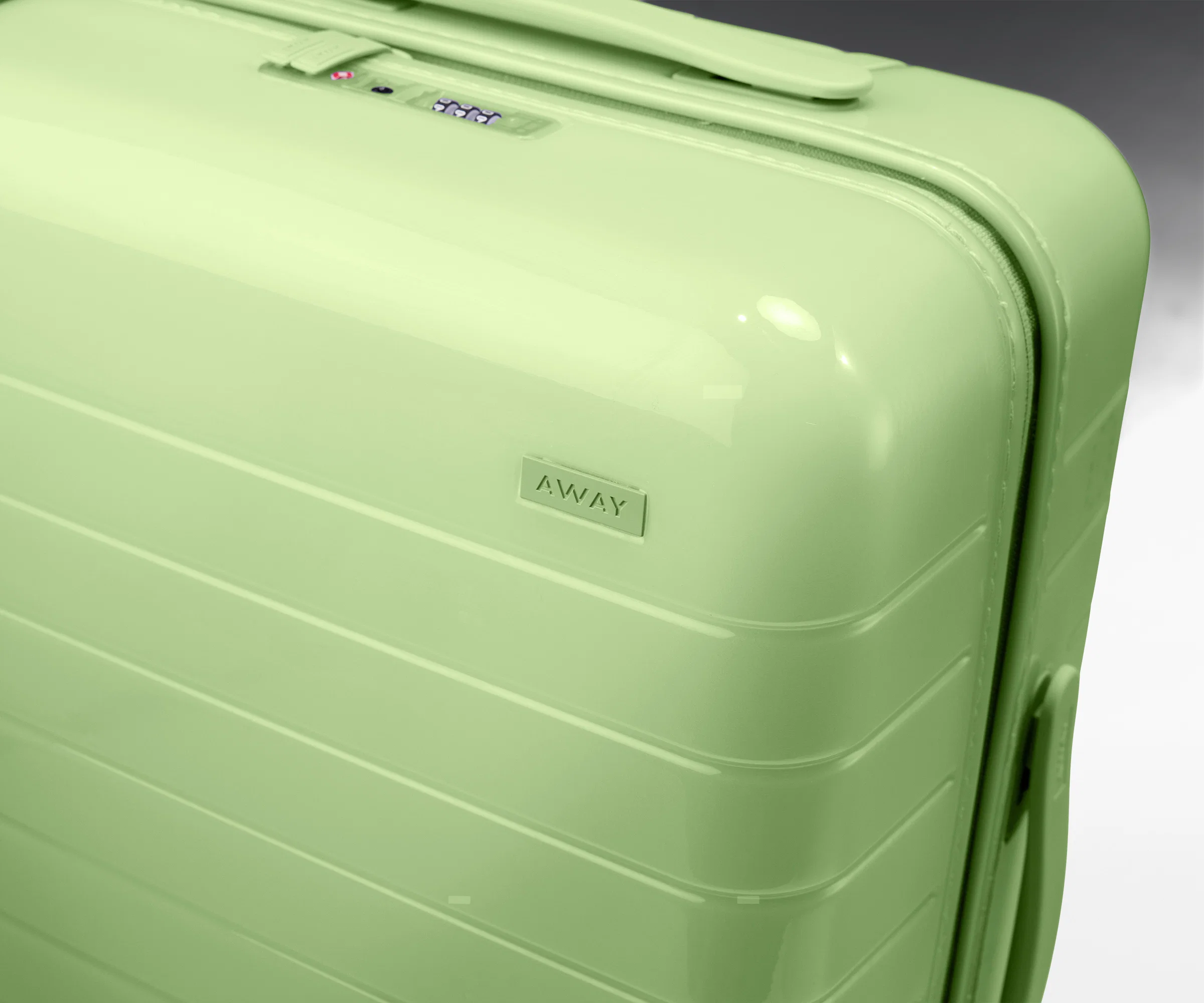 The Bigger Carry-On in Glazed Matcha Milk Green - Image 3