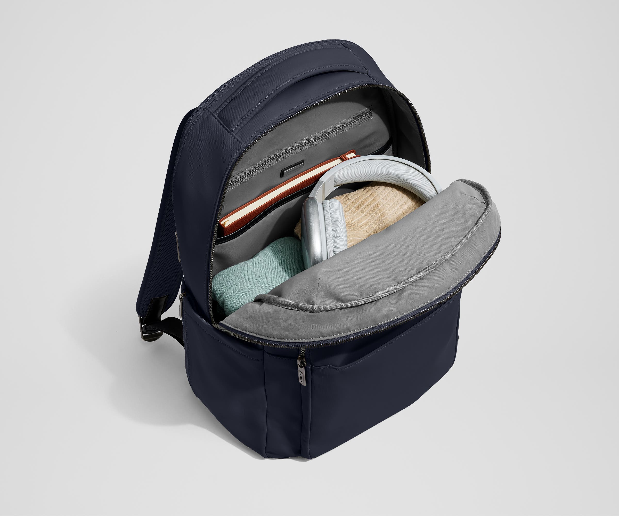 The Commuter Backpack in Navy Blue - Image 5