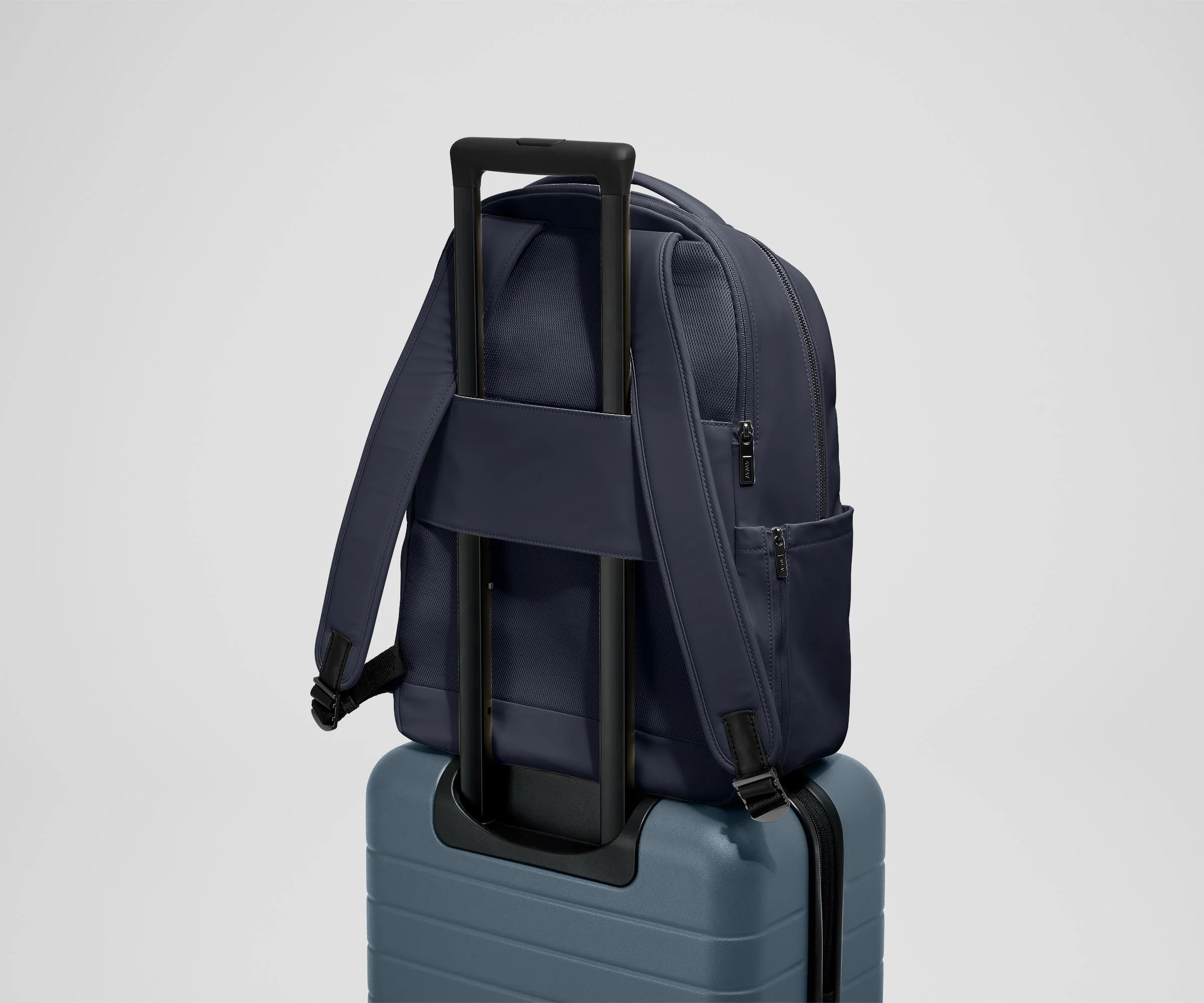 The Commuter Backpack in Navy Blue - Image 6