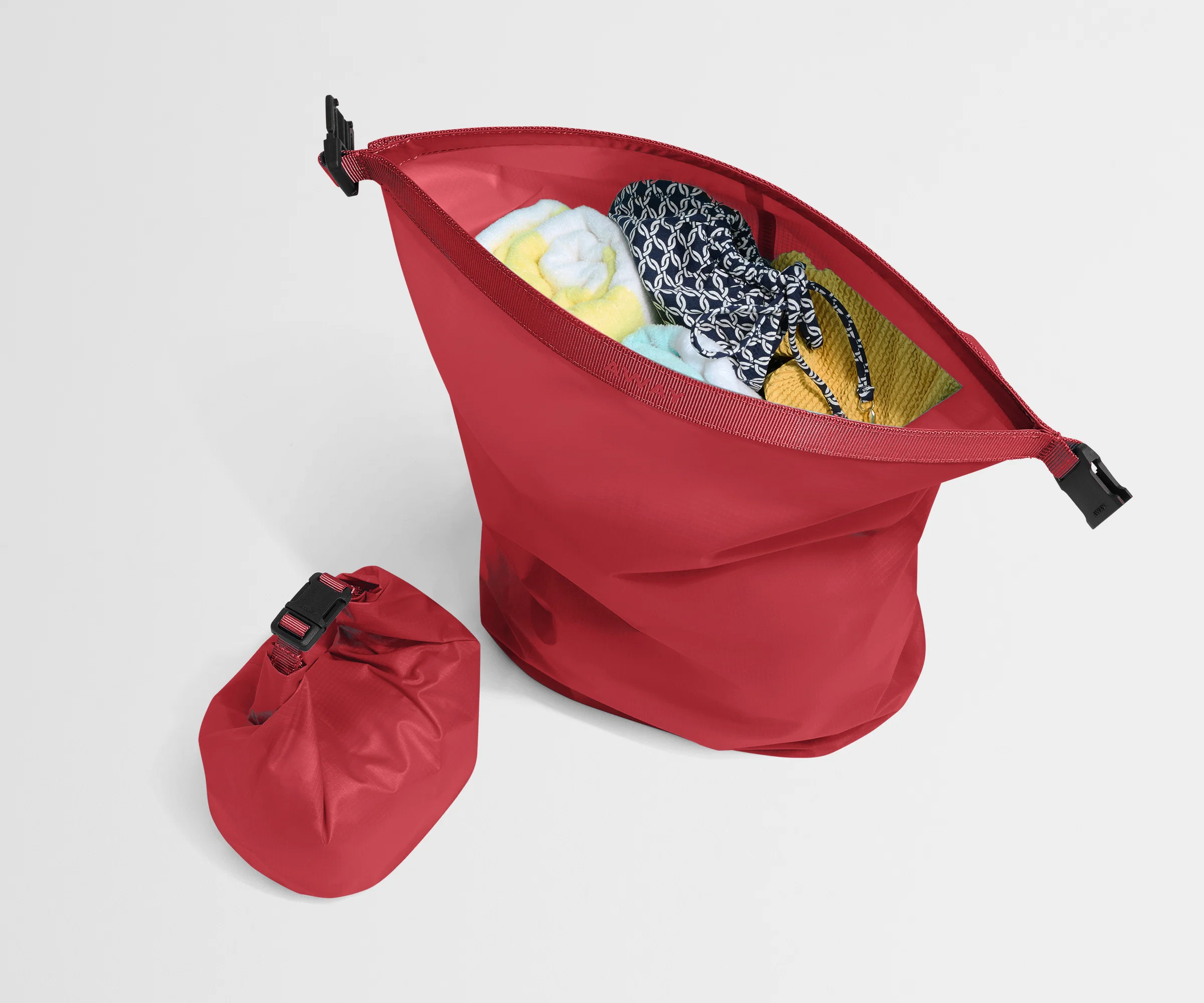 Dry Bag Duo in Cherry Red - Image 2