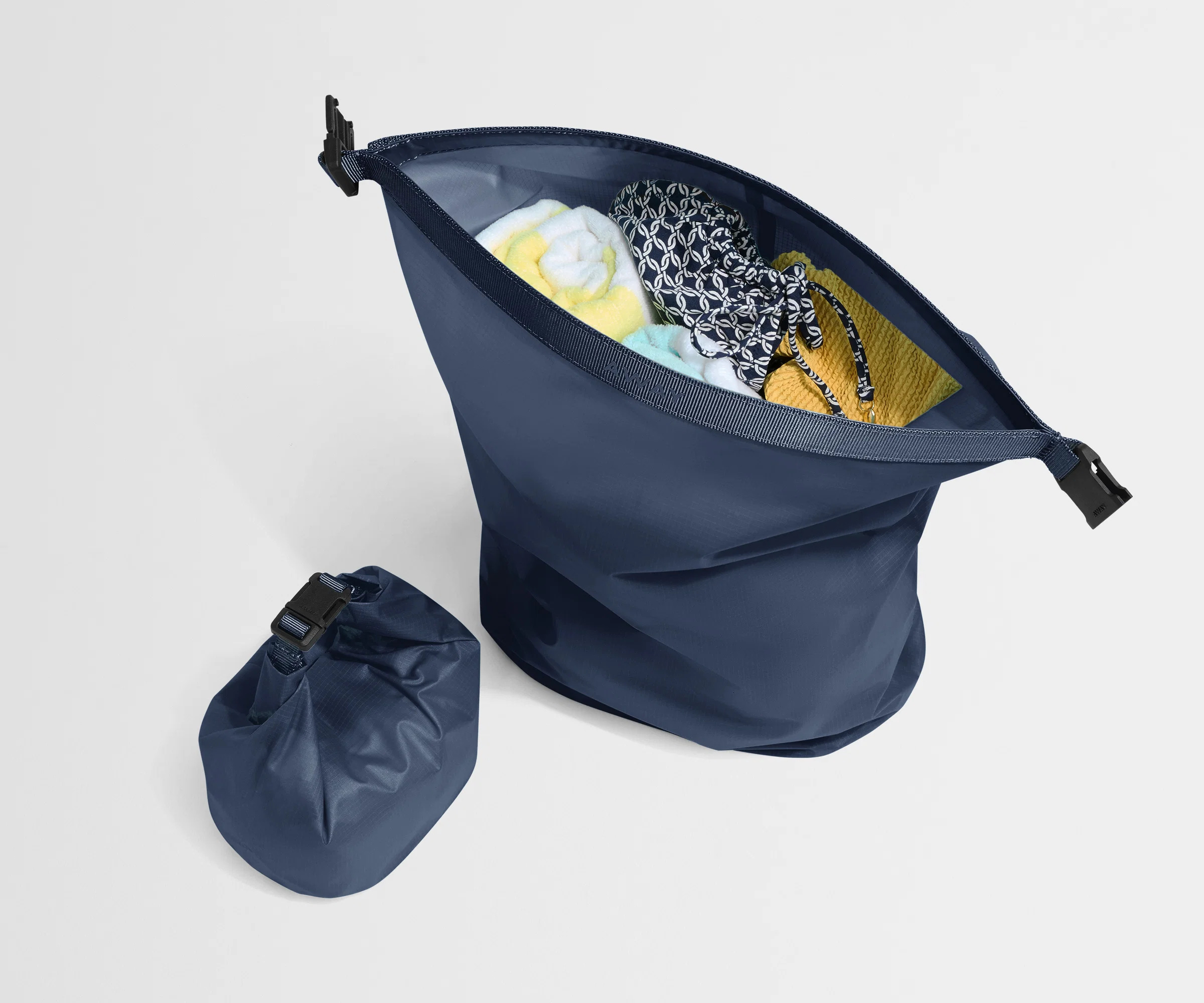 Dry Bag Duo in Navy Blue - Image 2