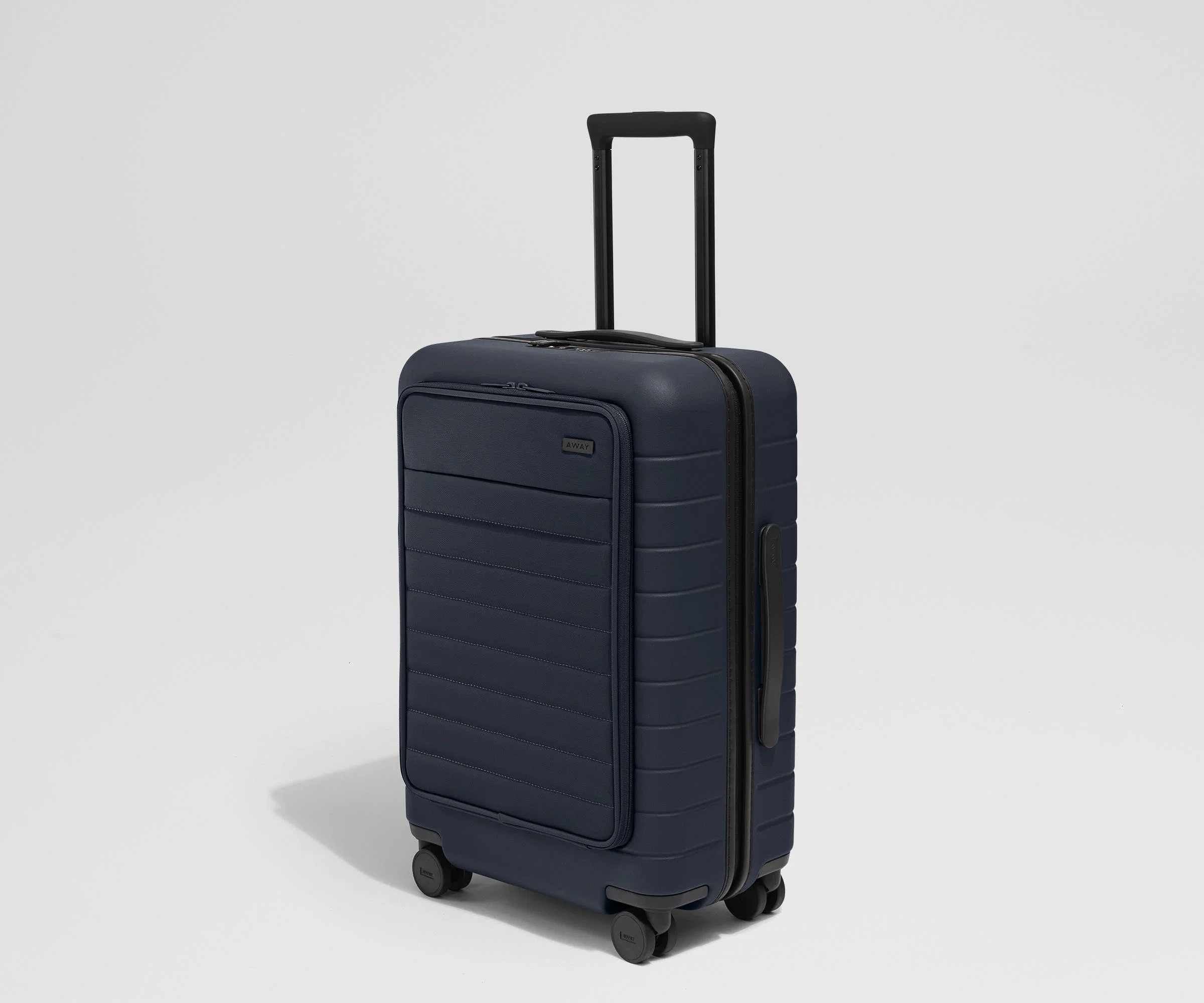 The Executive Bigger Carry-On in Navy Blue - Image 2