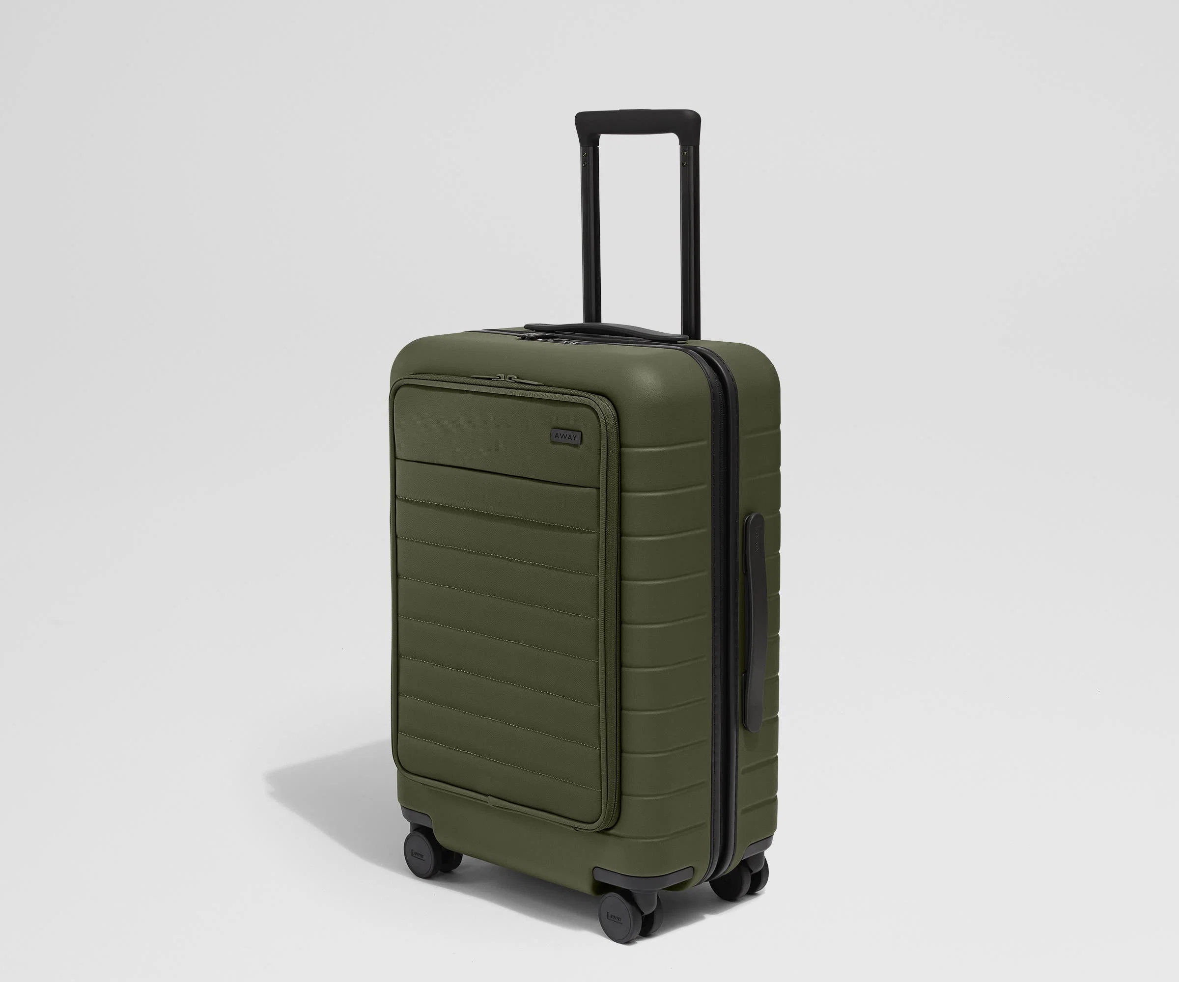 The Executive Bigger Carry-On in Olive Green - Image 2