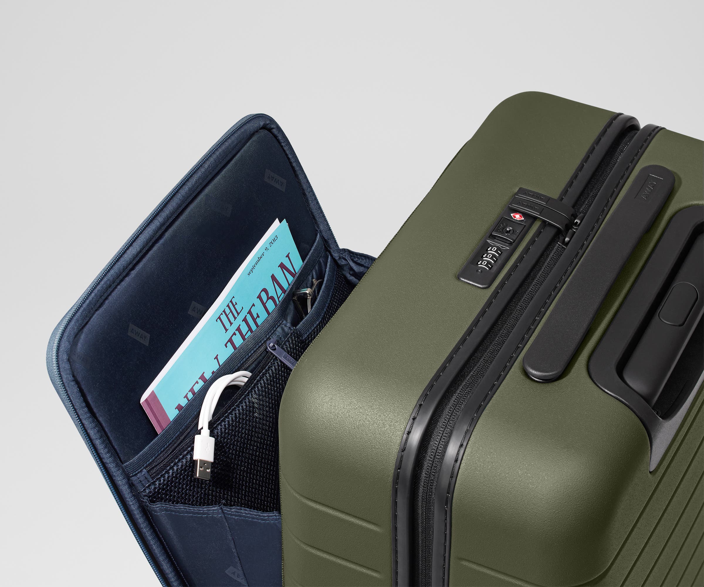The Executive Carry-On in Olive Green - Image 6