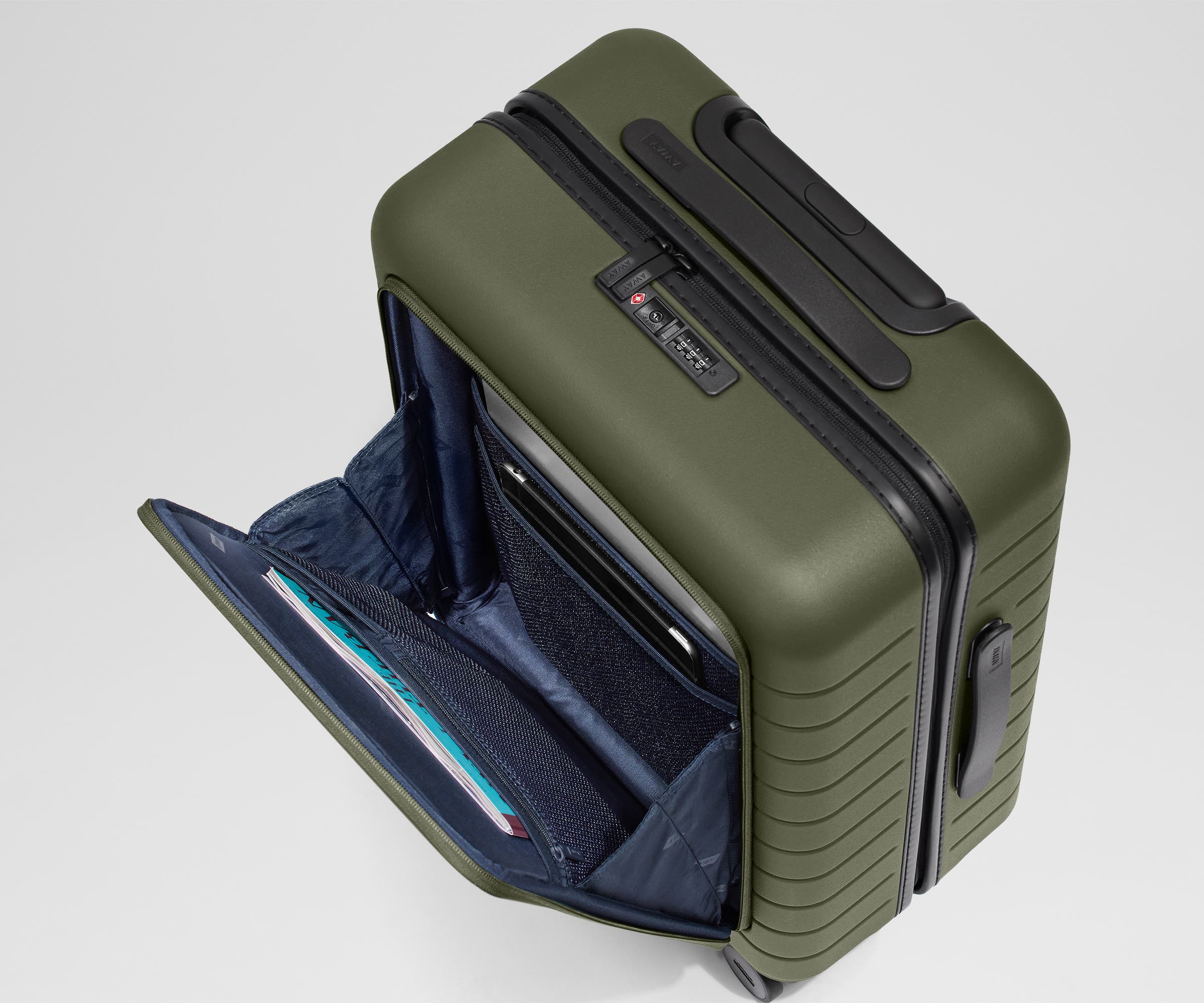 The Executive Carry-On in Olive Green - Image 7