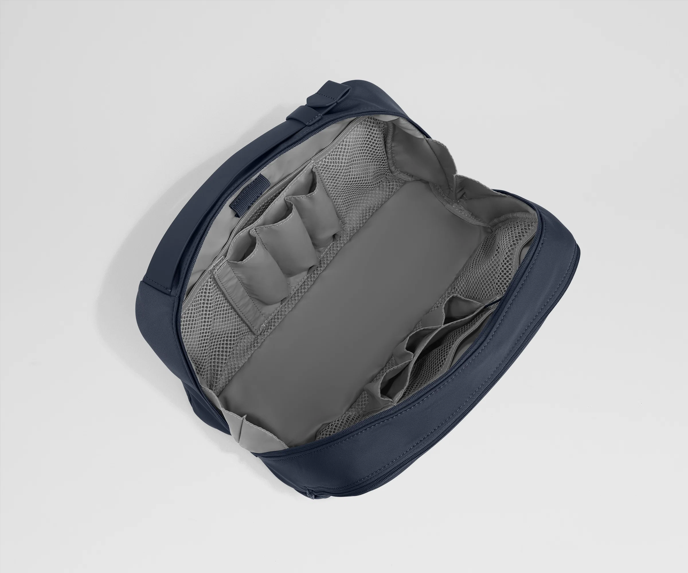 Extra Large Toiletry Bag in Navy Blue - Image 2