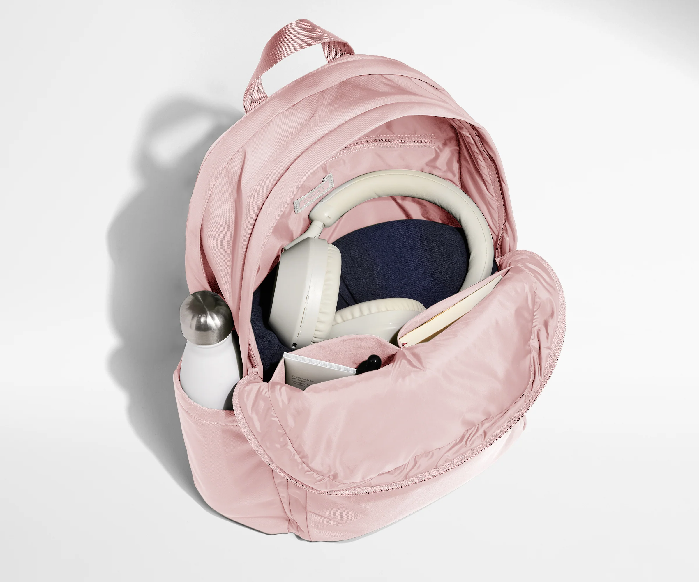 Large Featherlight Backpack in Blush Pink - Image 4