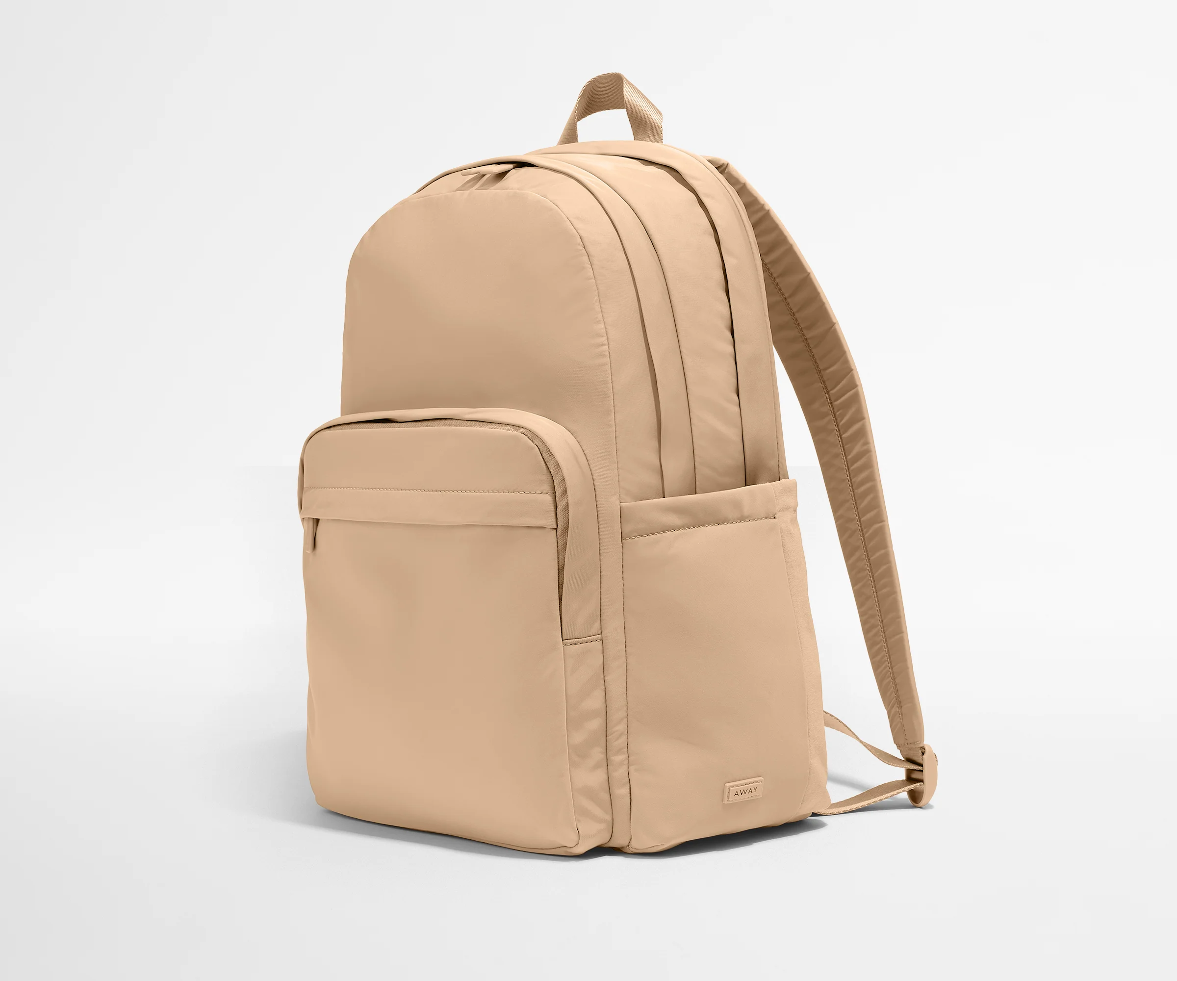 Large Featherlight Backpack in Camel Brown - Image 3