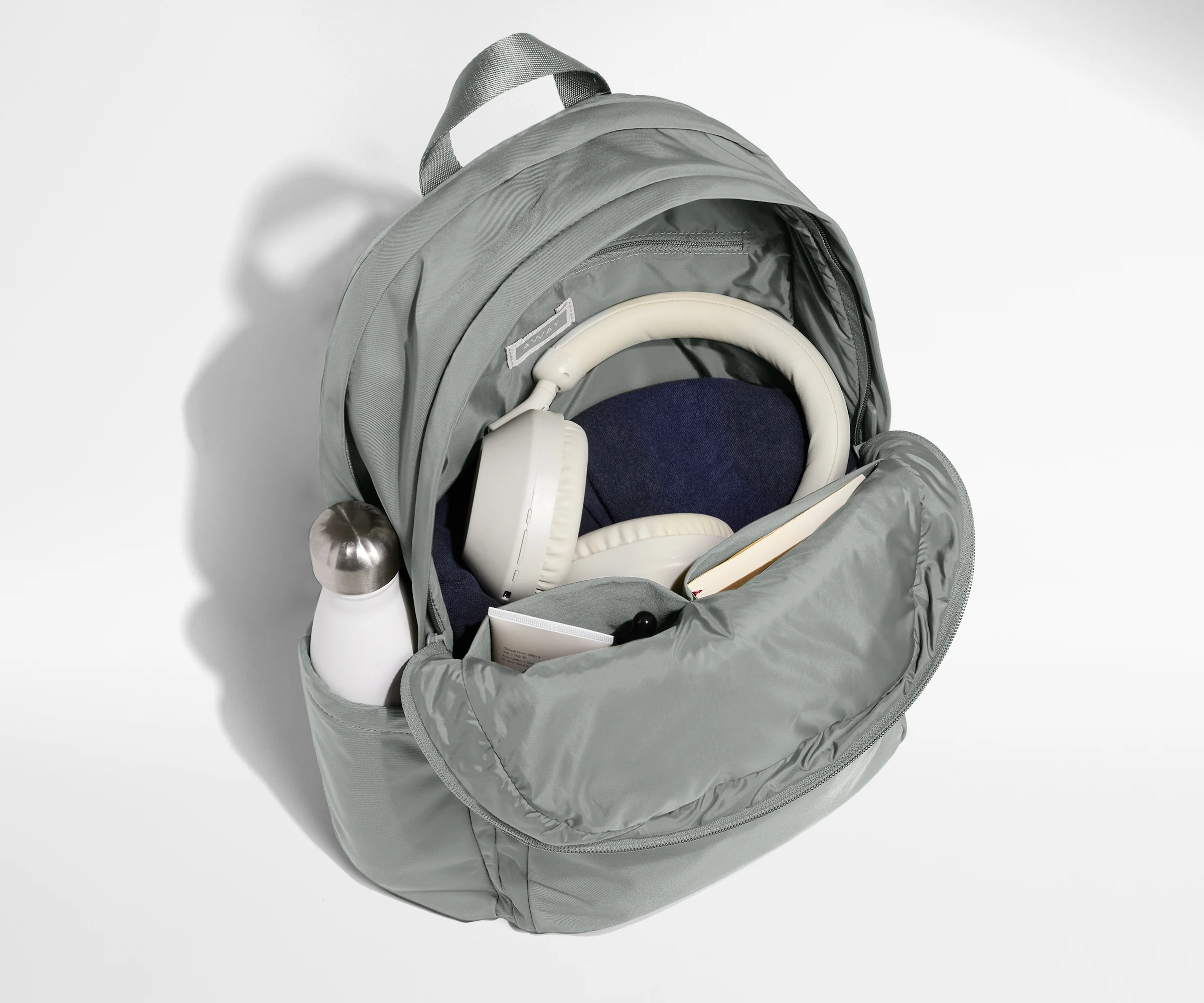 Large Featherlight Backpack in Nordic Gray - Image 4