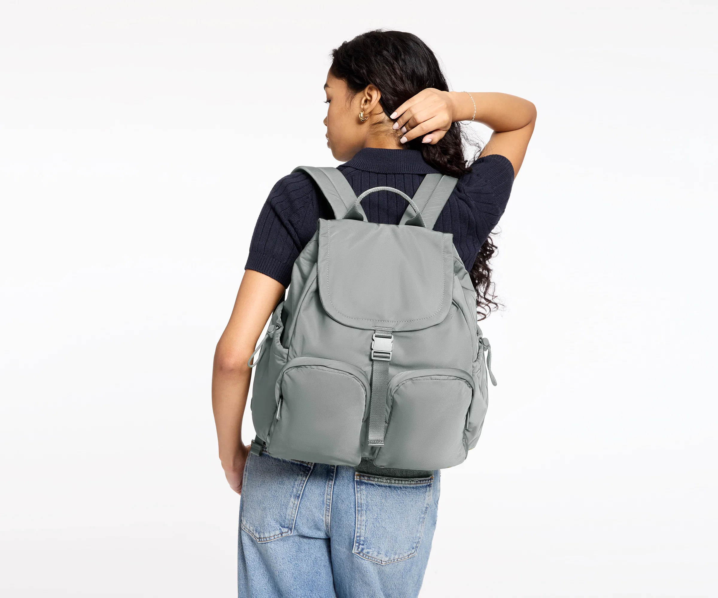 Featherlight Cargo Backpack in Nordic Gray - Image 5