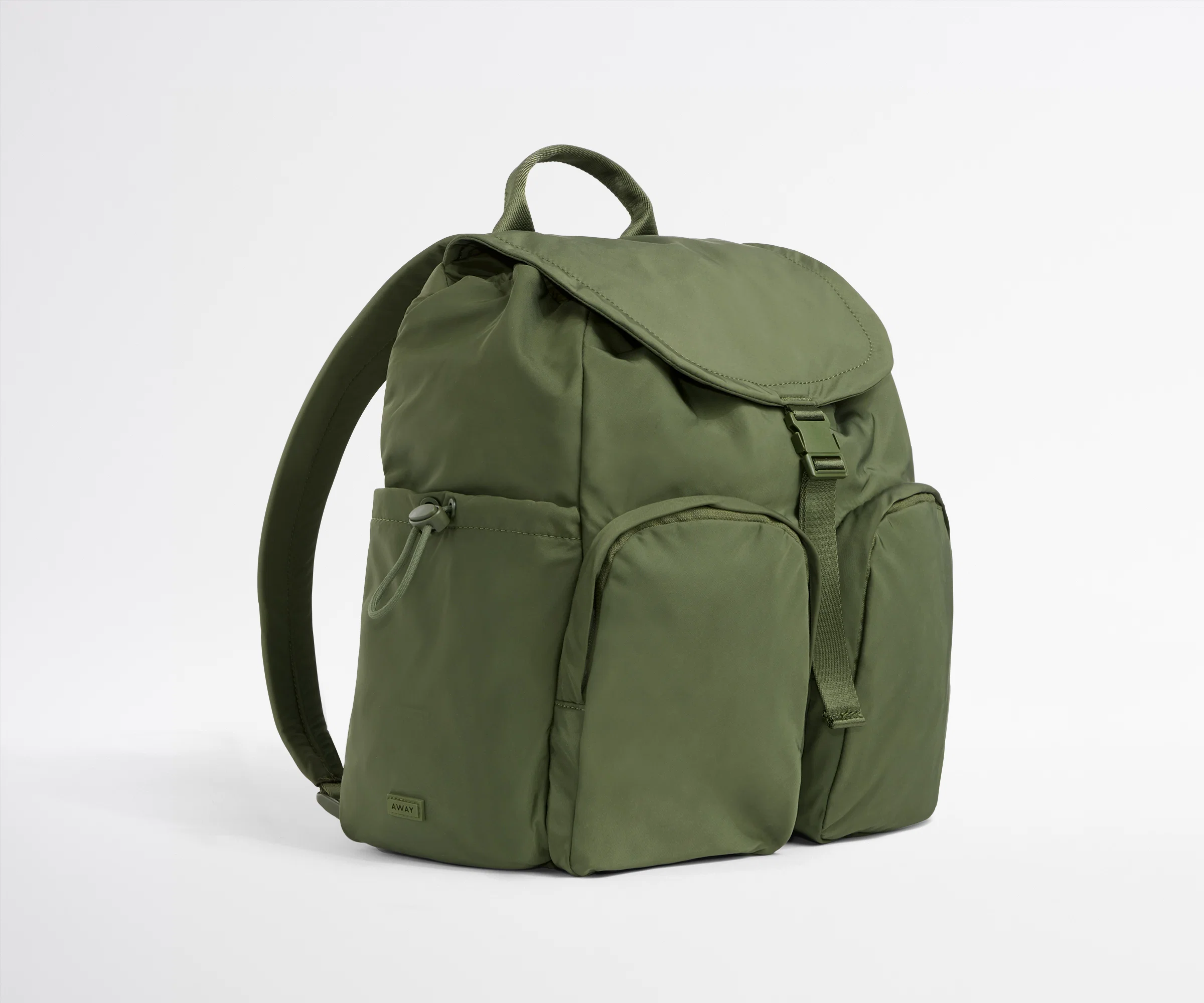 Featherlight Cargo Backpack in Olive Green - Image 2