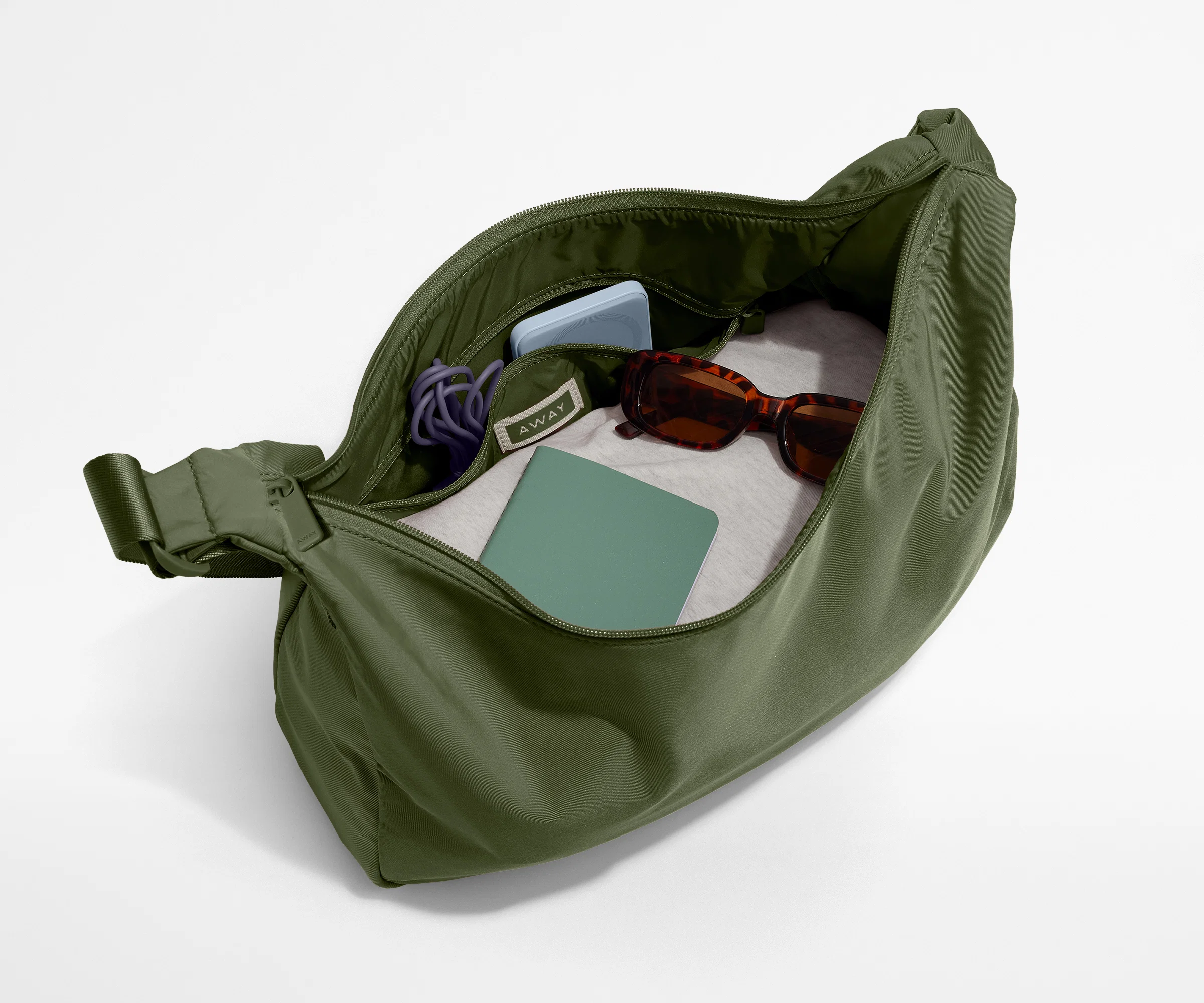 Featherlight Crossbody in Olive Green - Image 2