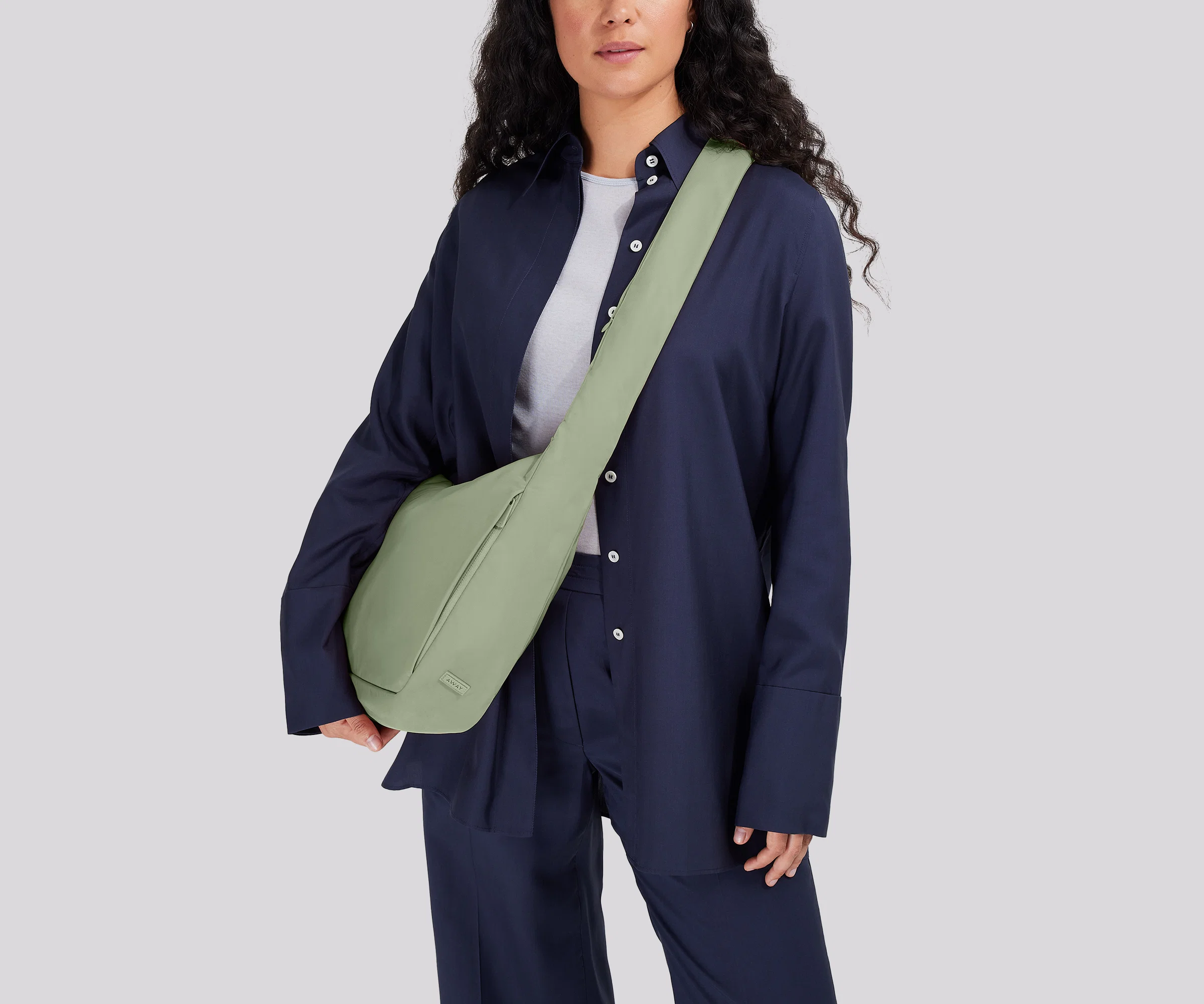 Featherlight Crossbody in Sage Green - Image 2