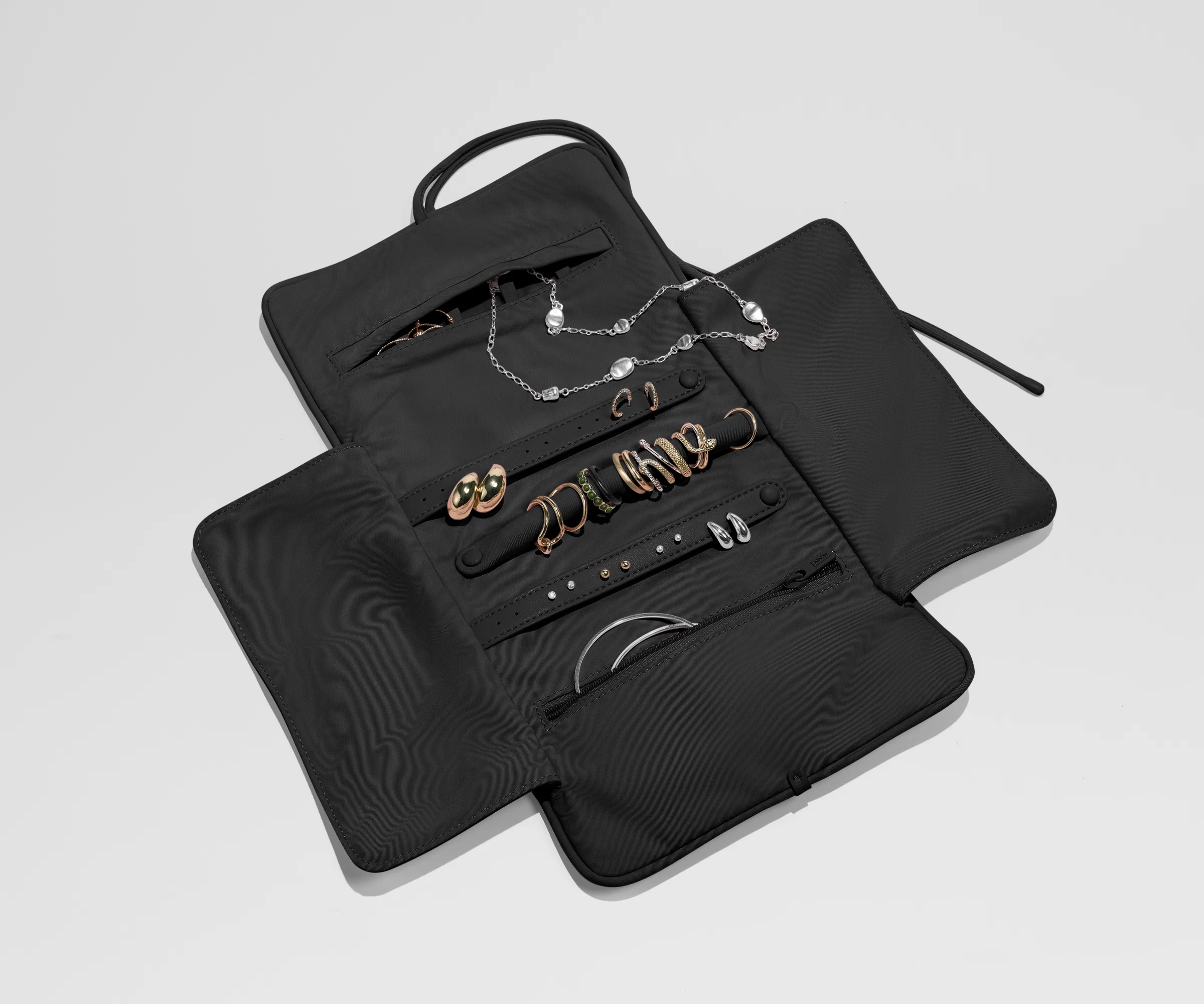 Featherlight Jewelry Roll in Jet Black - Image 2