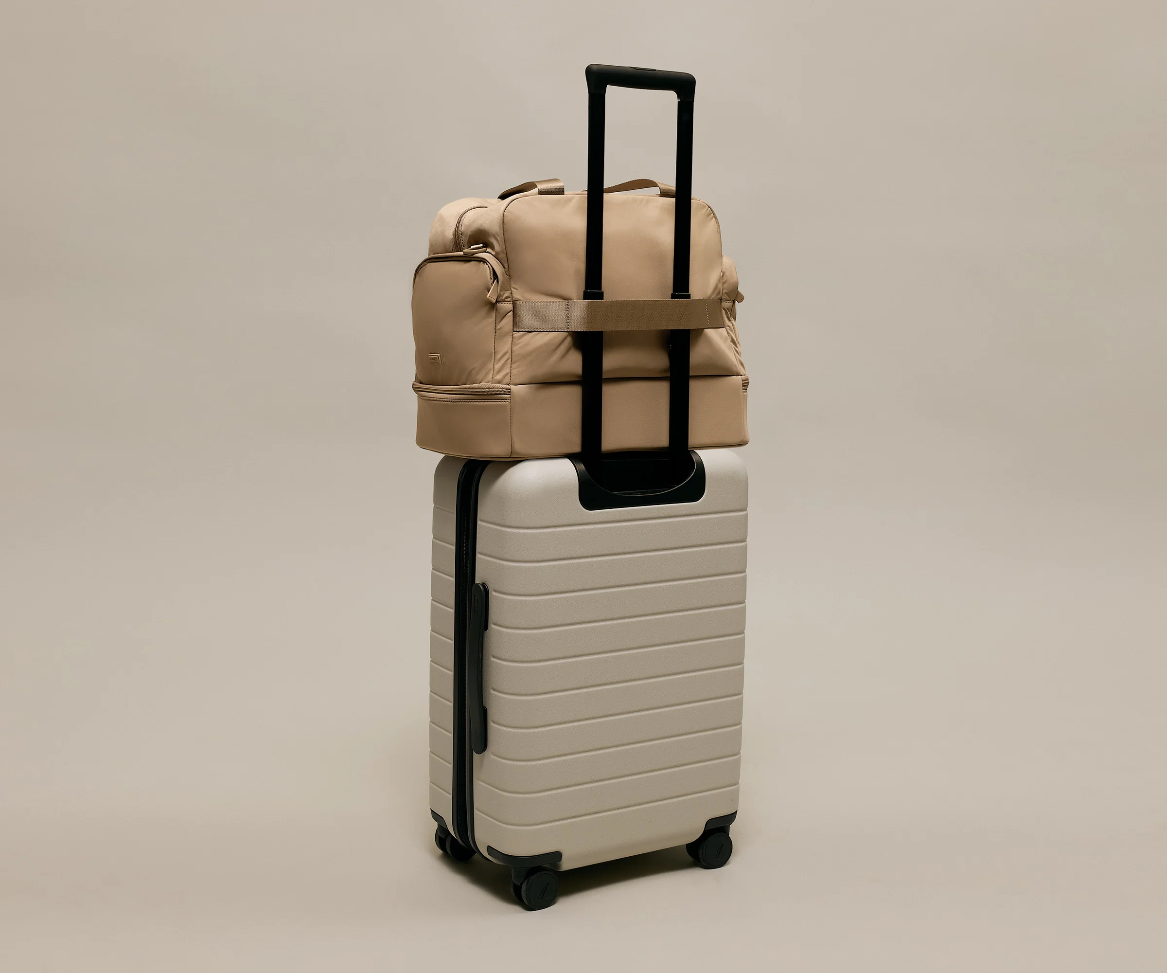 Featherlight Overnight Bag in Camel Brown - Image 10