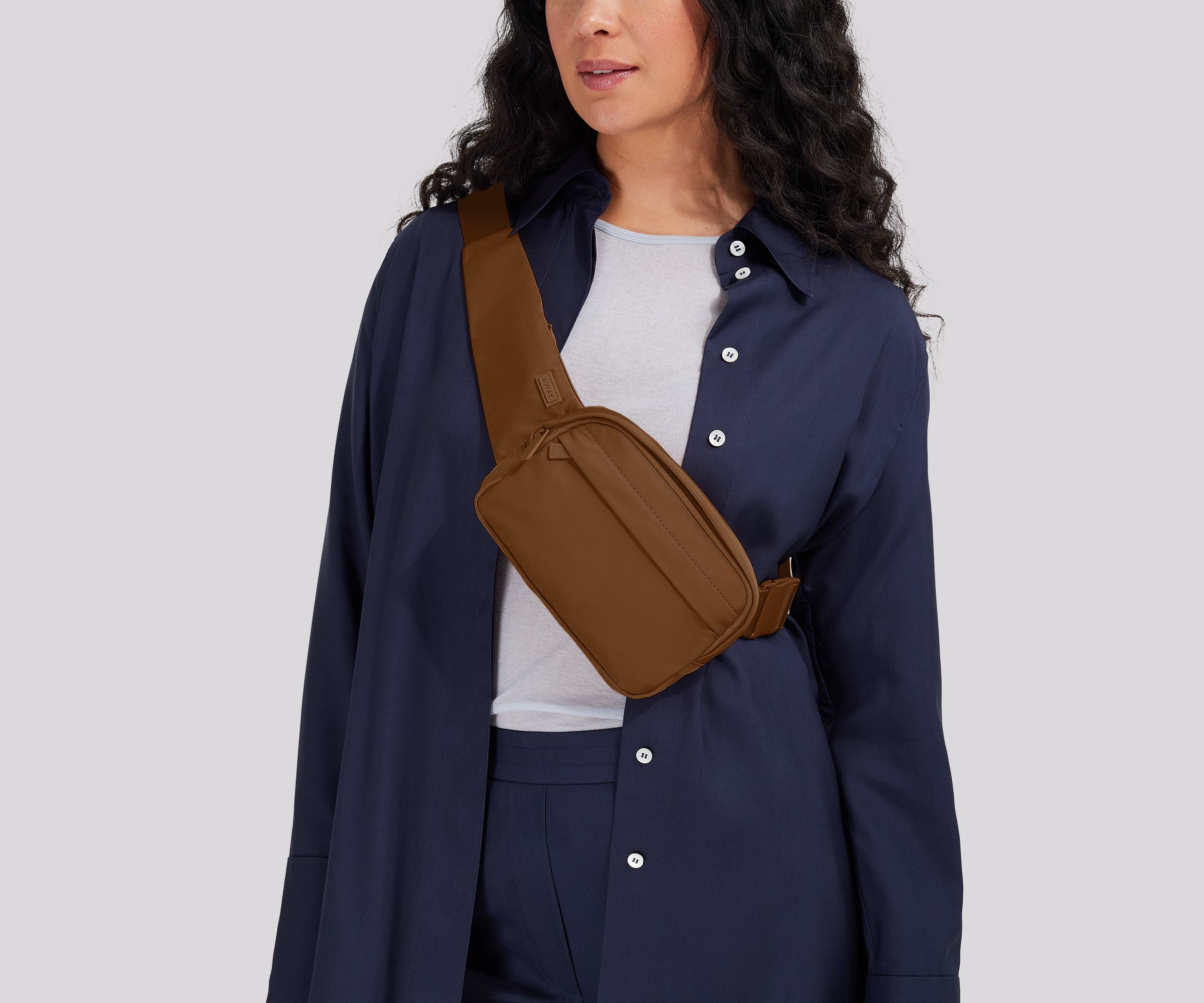 Featherlight Sling Bag in Amaro Brown - Image 2