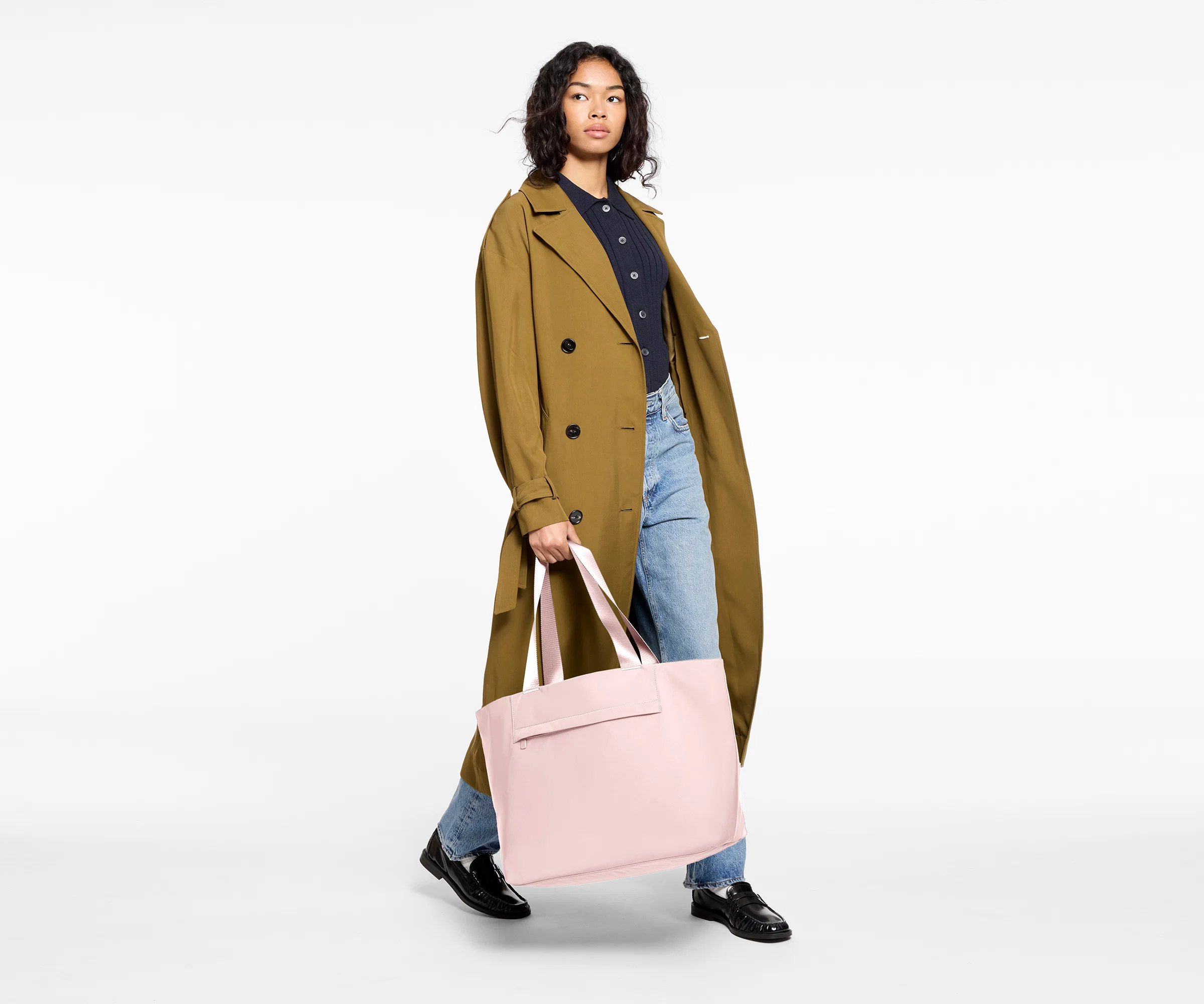 Featherlight Tote in Blush Pink - Image 4