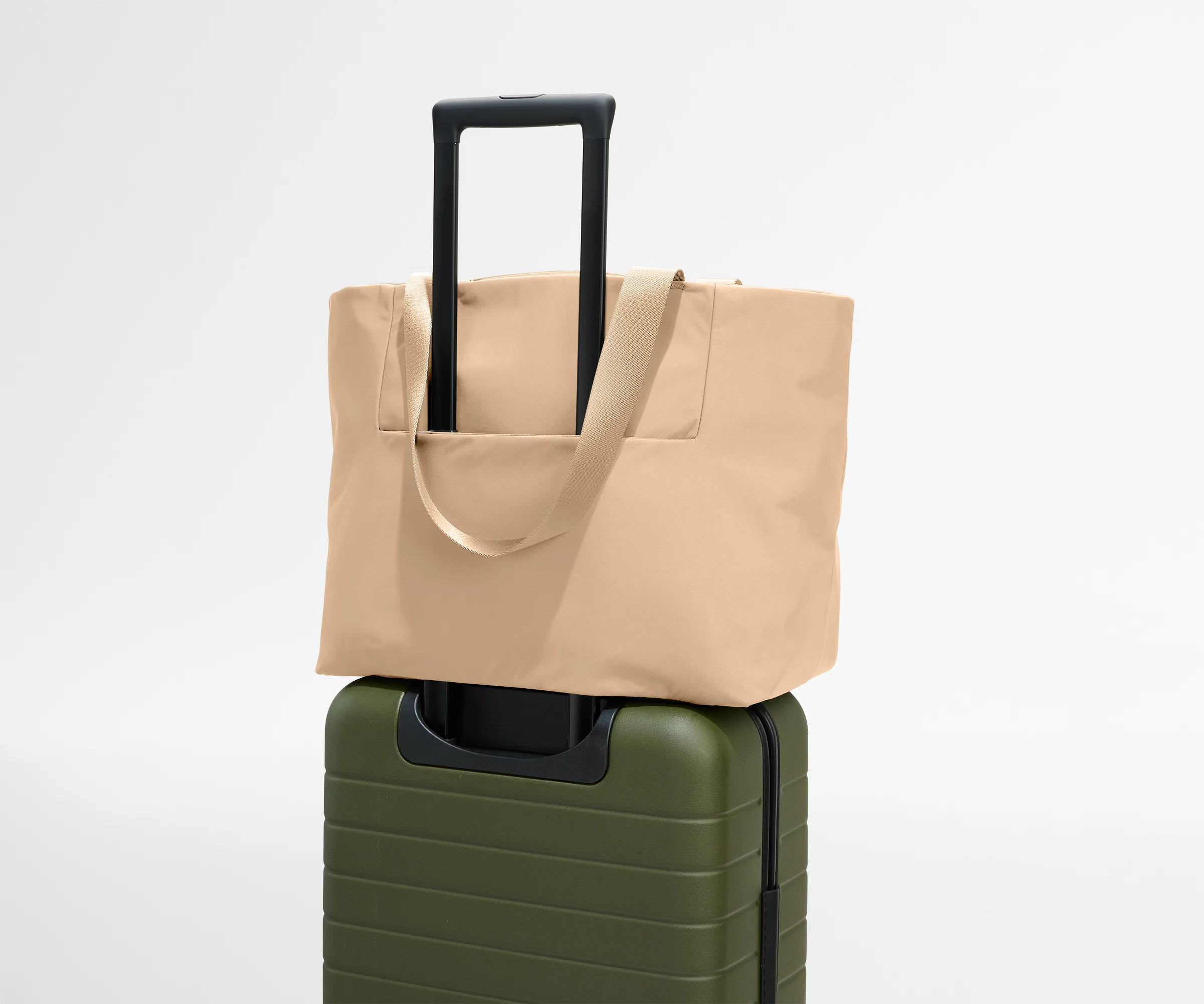 Featherlight Tote in Camel Brown - Image 7