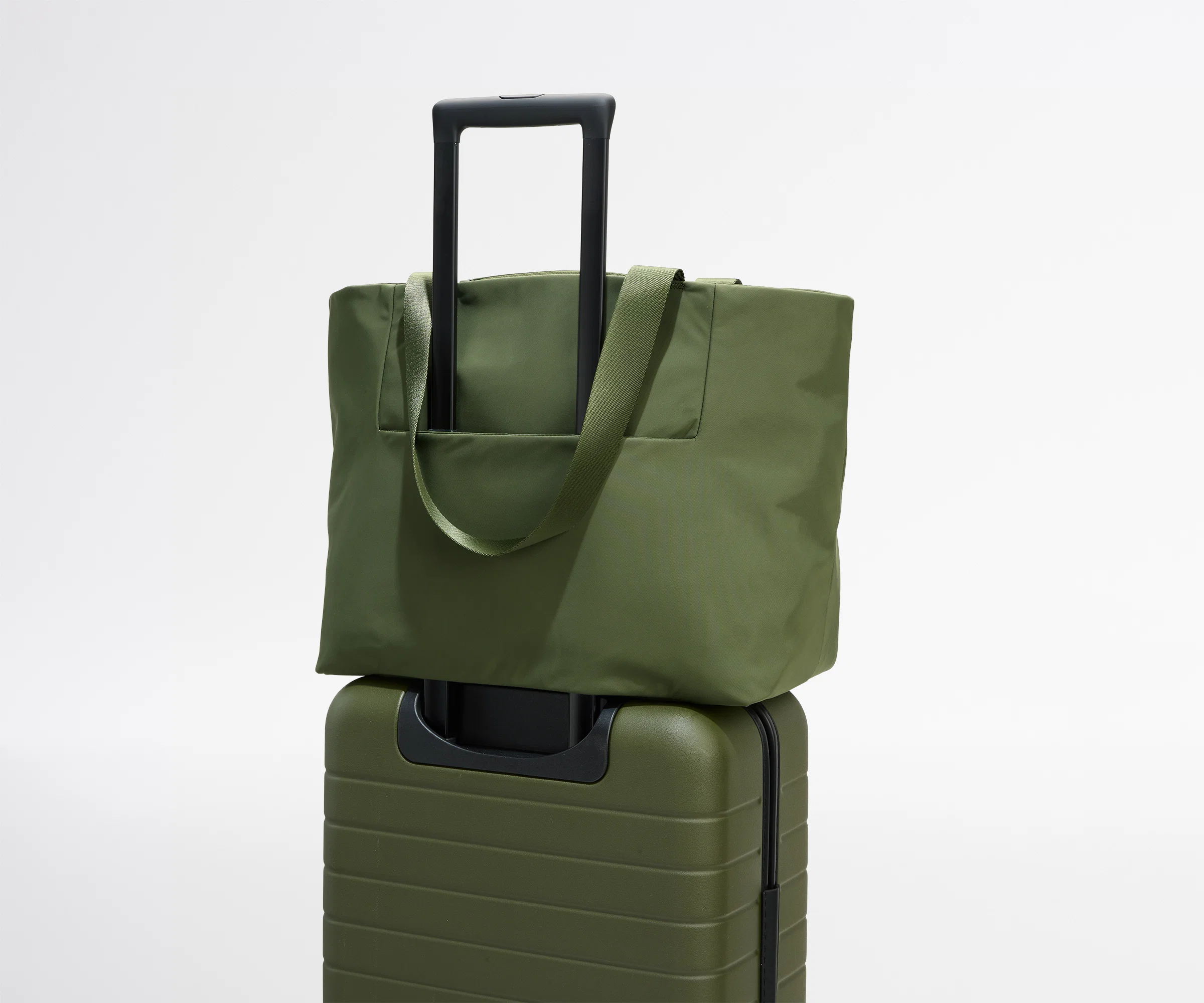 Featherlight Tote in Olive Green - Image 8