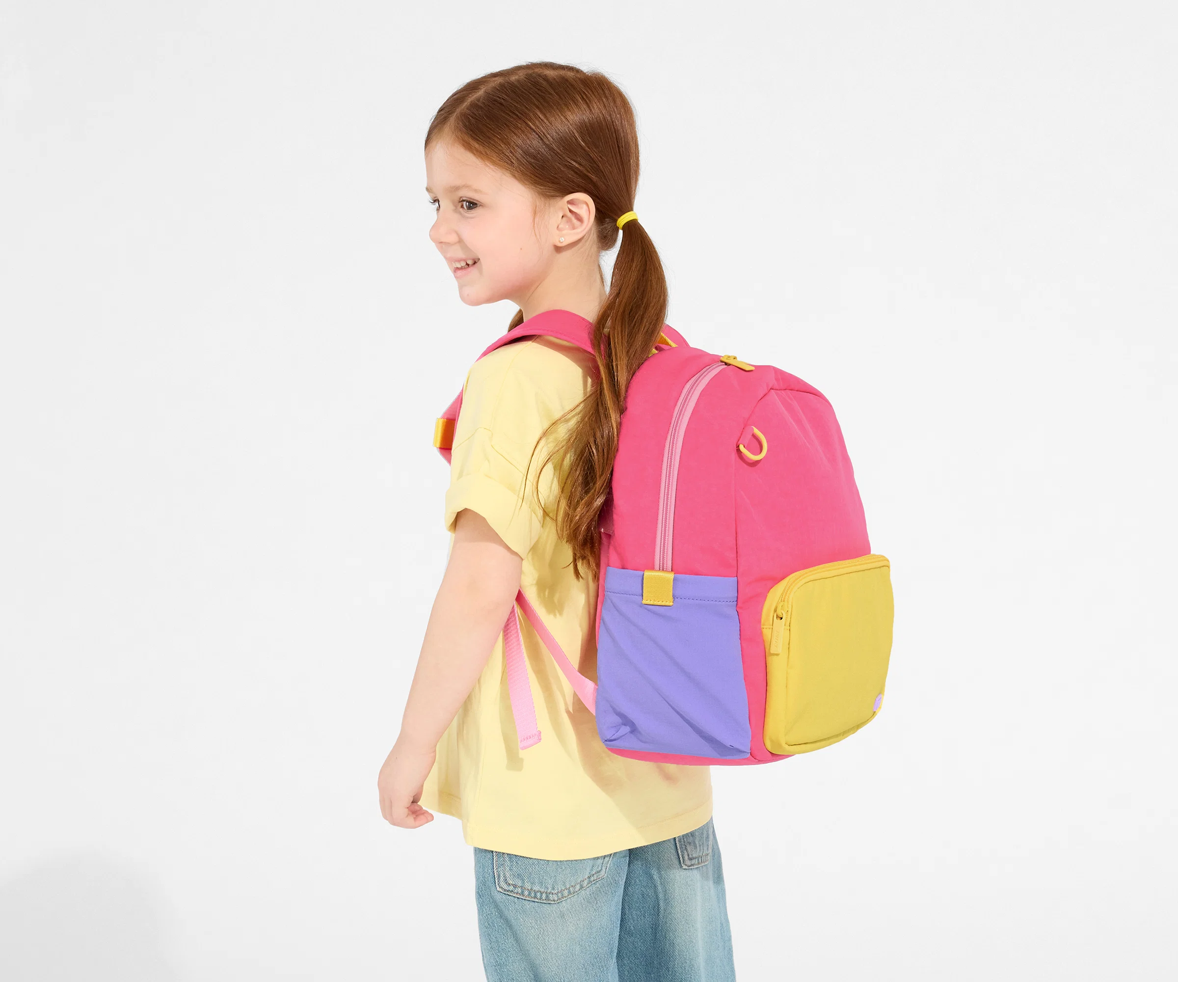 Kids Backpack in Cotton Candy Pink - Image 4