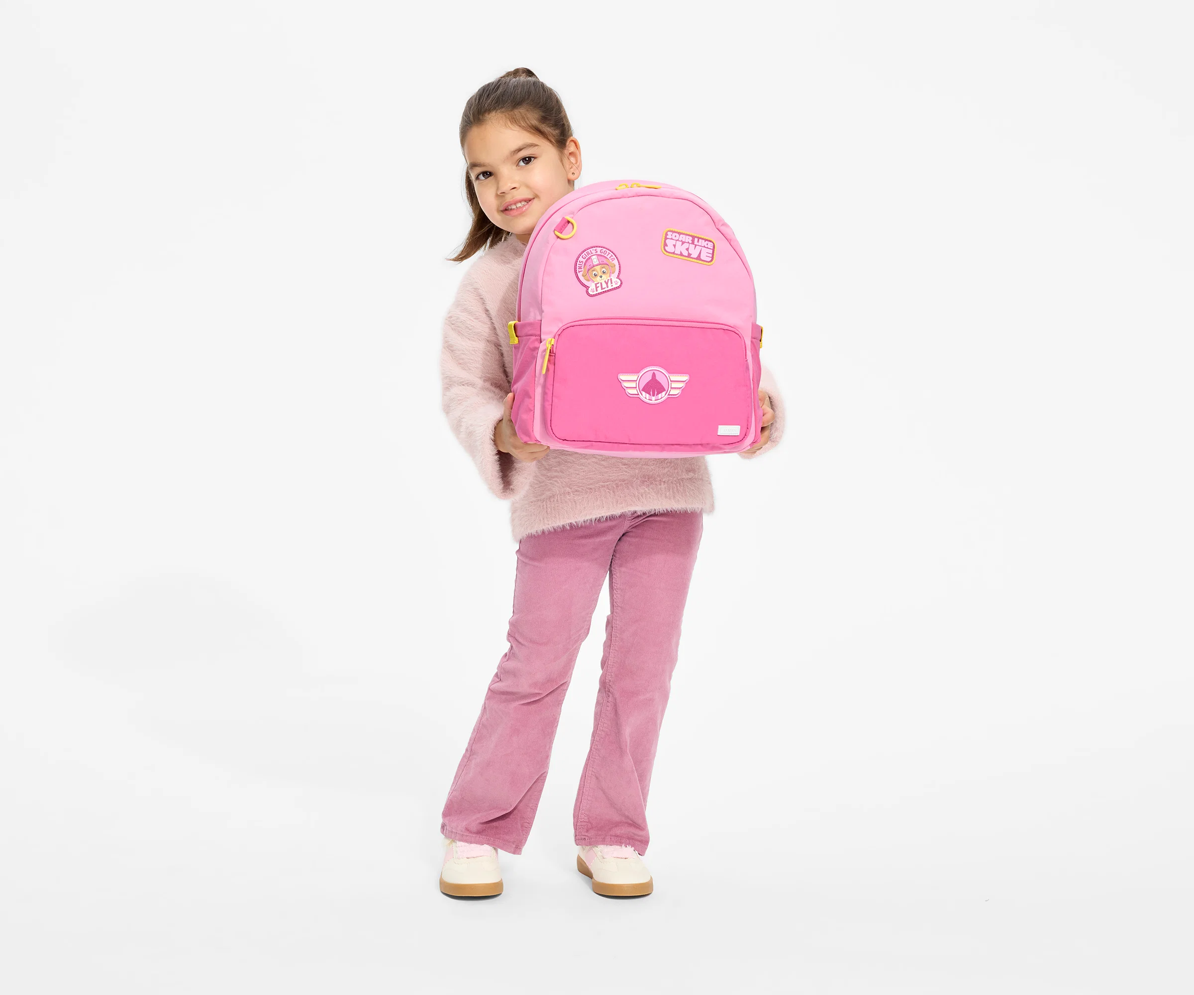 Kids Backpack in Skye Pilot Pink - Image 4