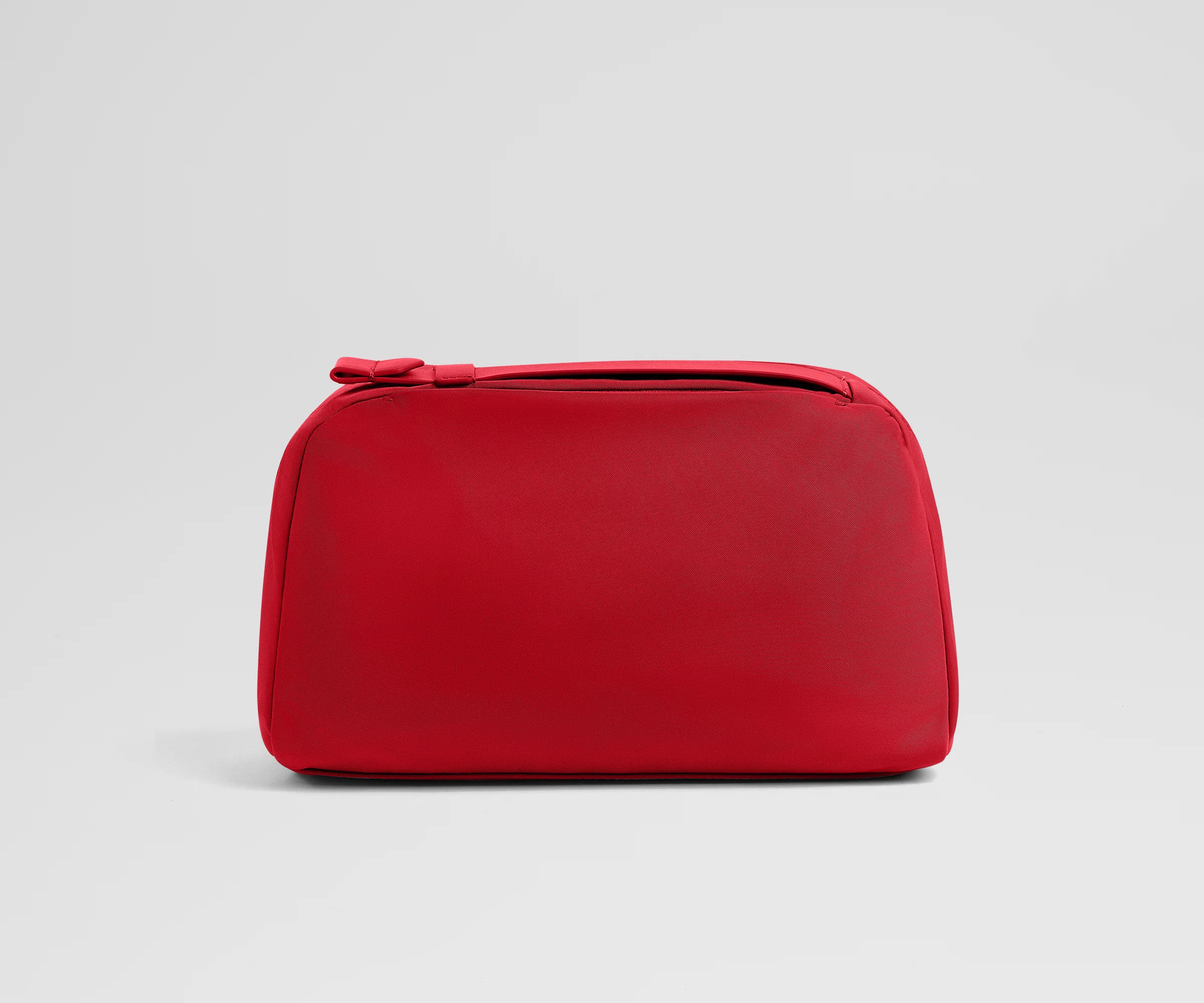 Large Toiletry Bag in Cherry Red - Image 4