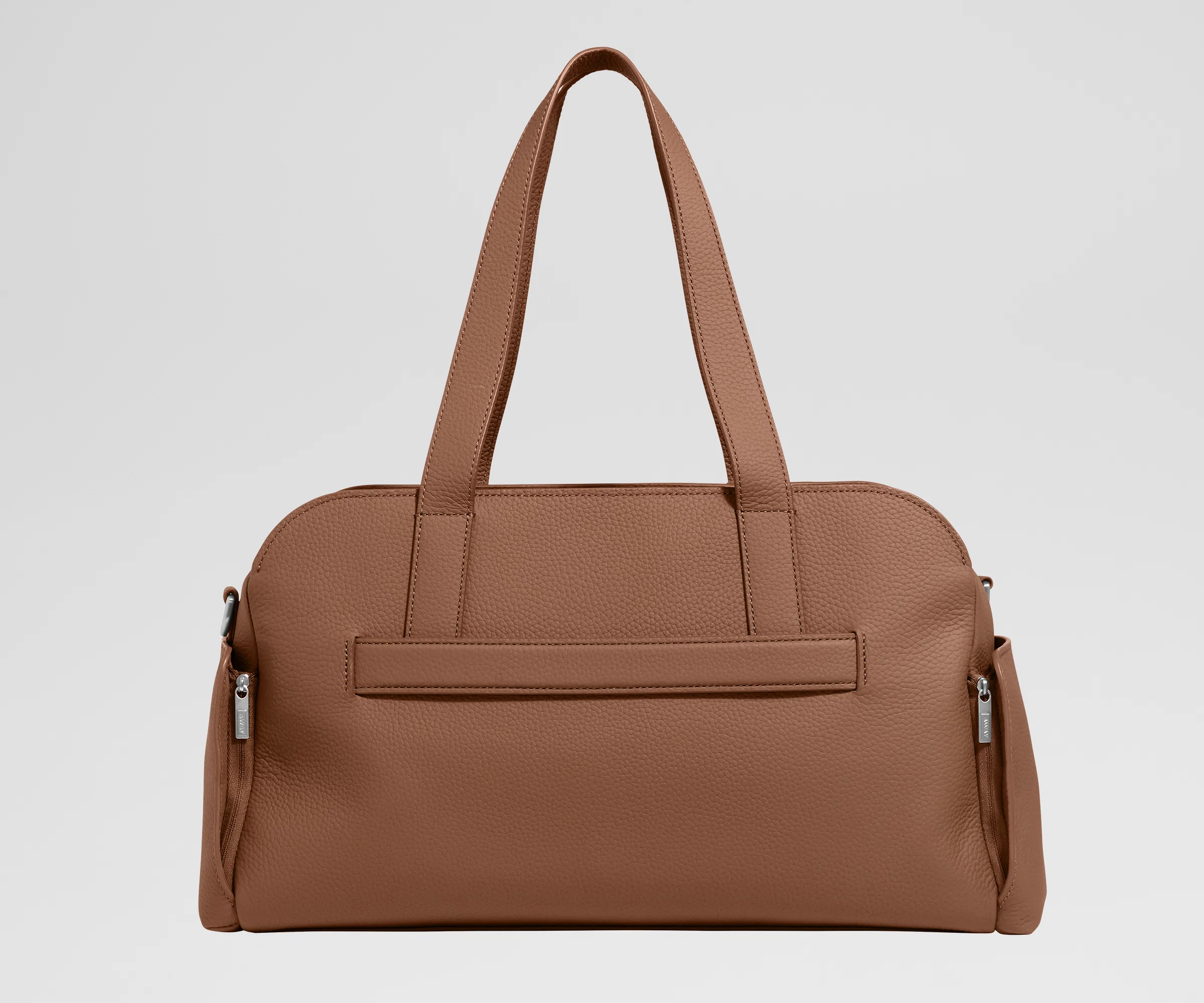 Leather Duffle in Saddle Brown - Image 5
