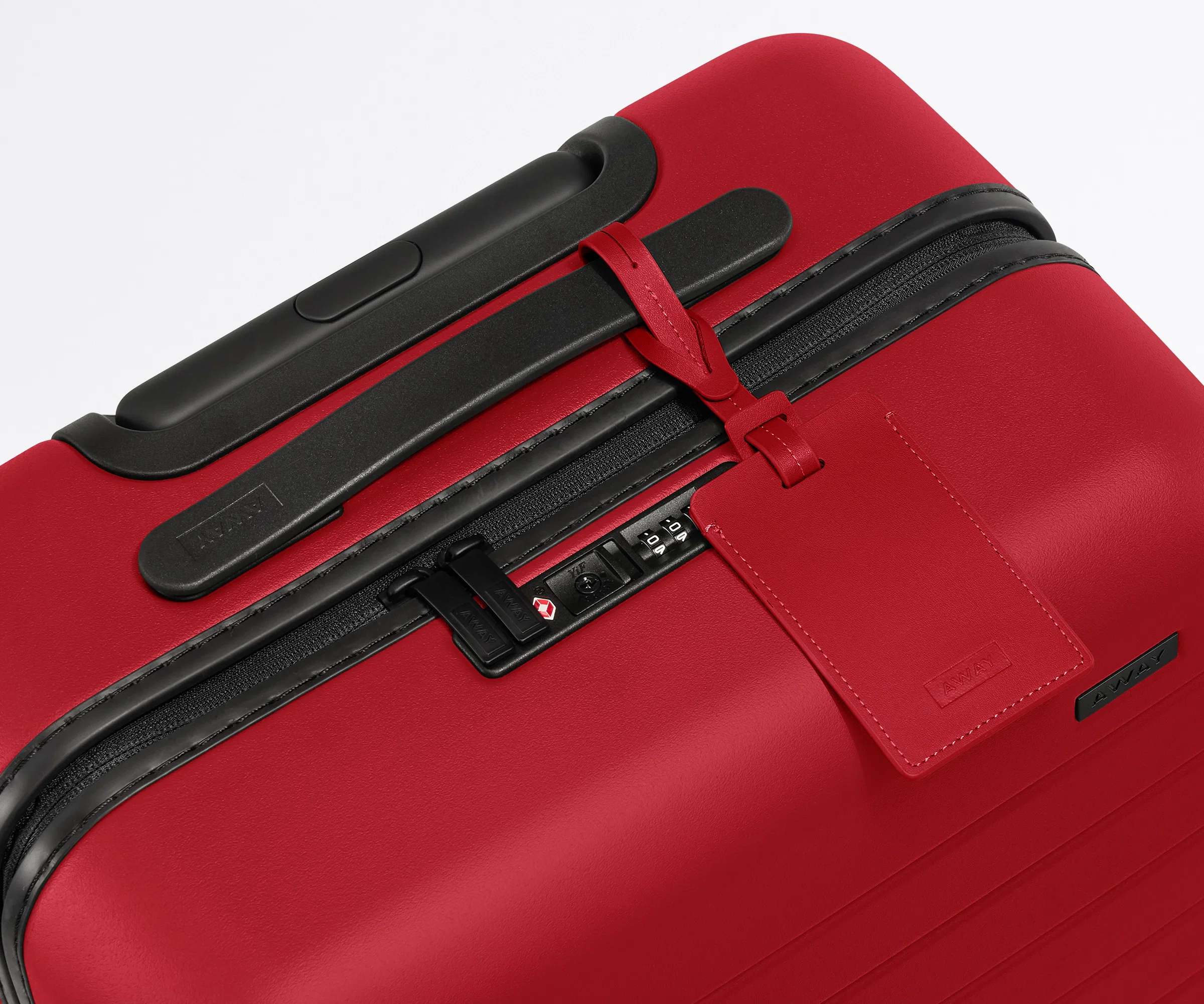 The Luggage Tag in Cherry Red - Image 2