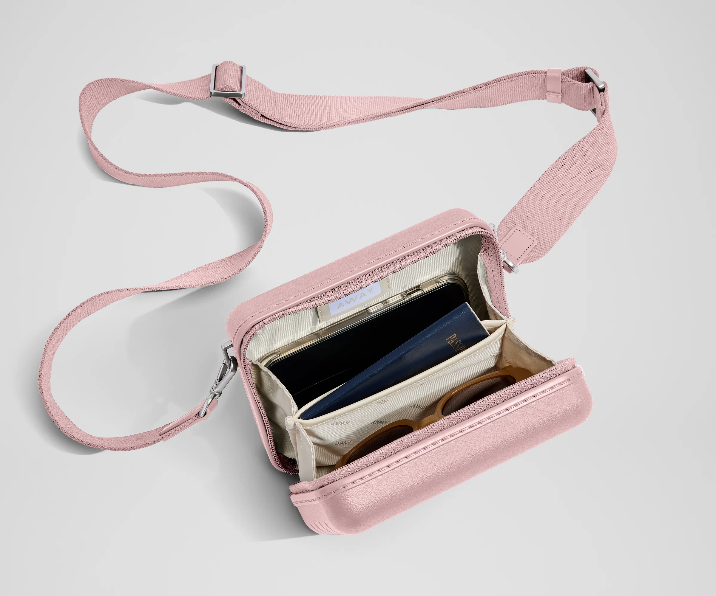 The Mini Crossbody in Blush Pink - Image 4
