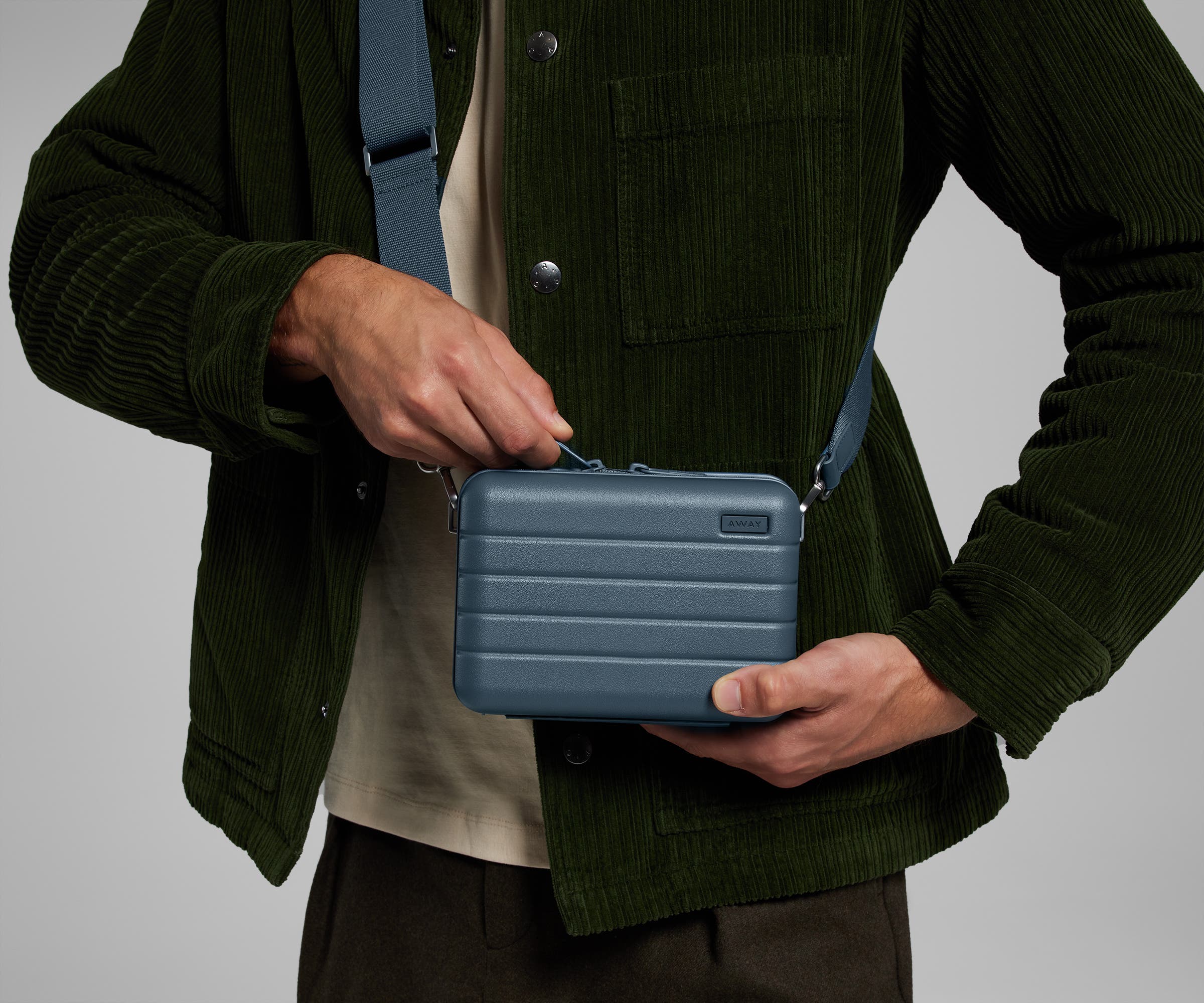 The Mini Crossbody in Coast Blue - Image 5