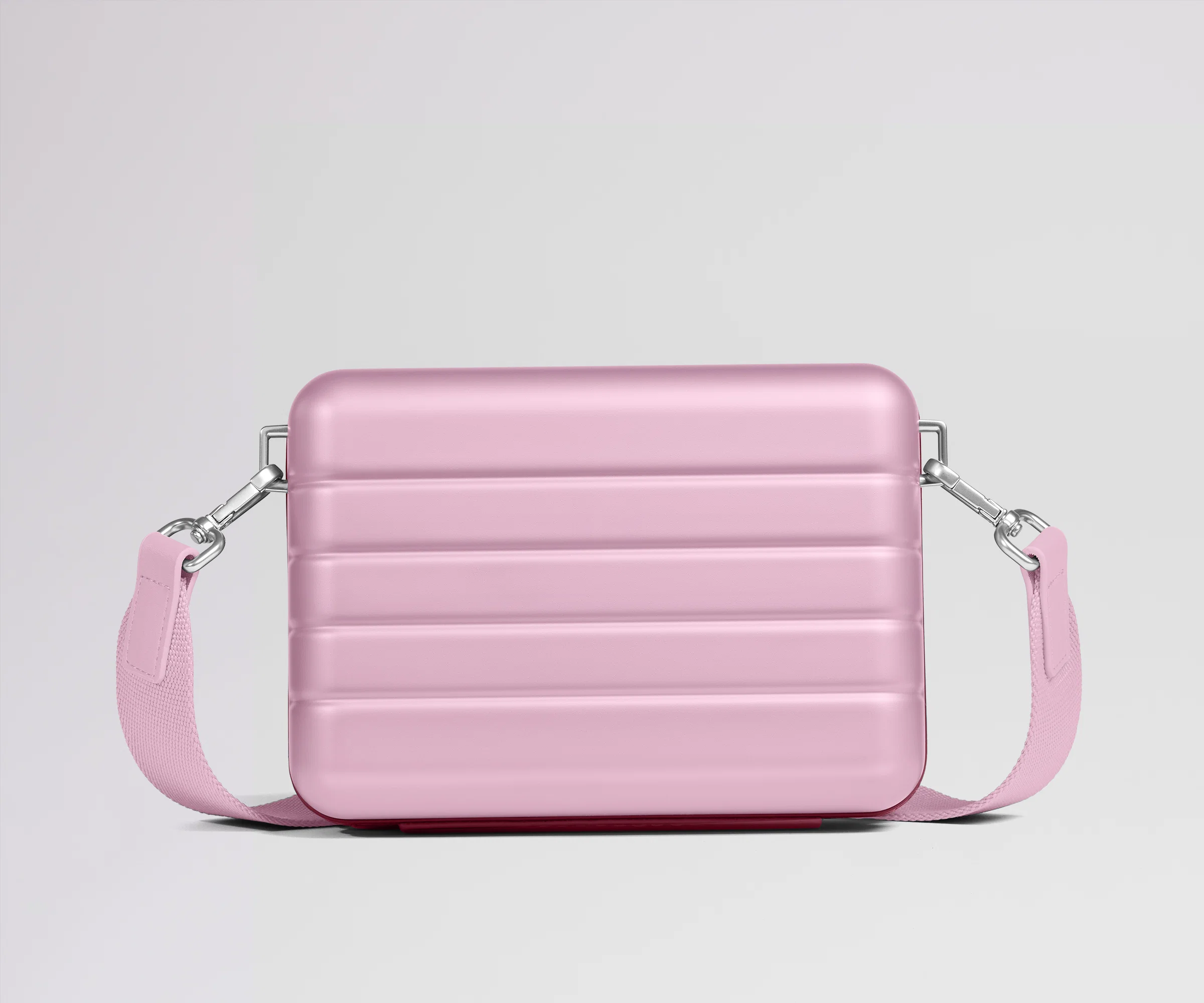 The Mini Crossbody in Glacial Pink - Image 3