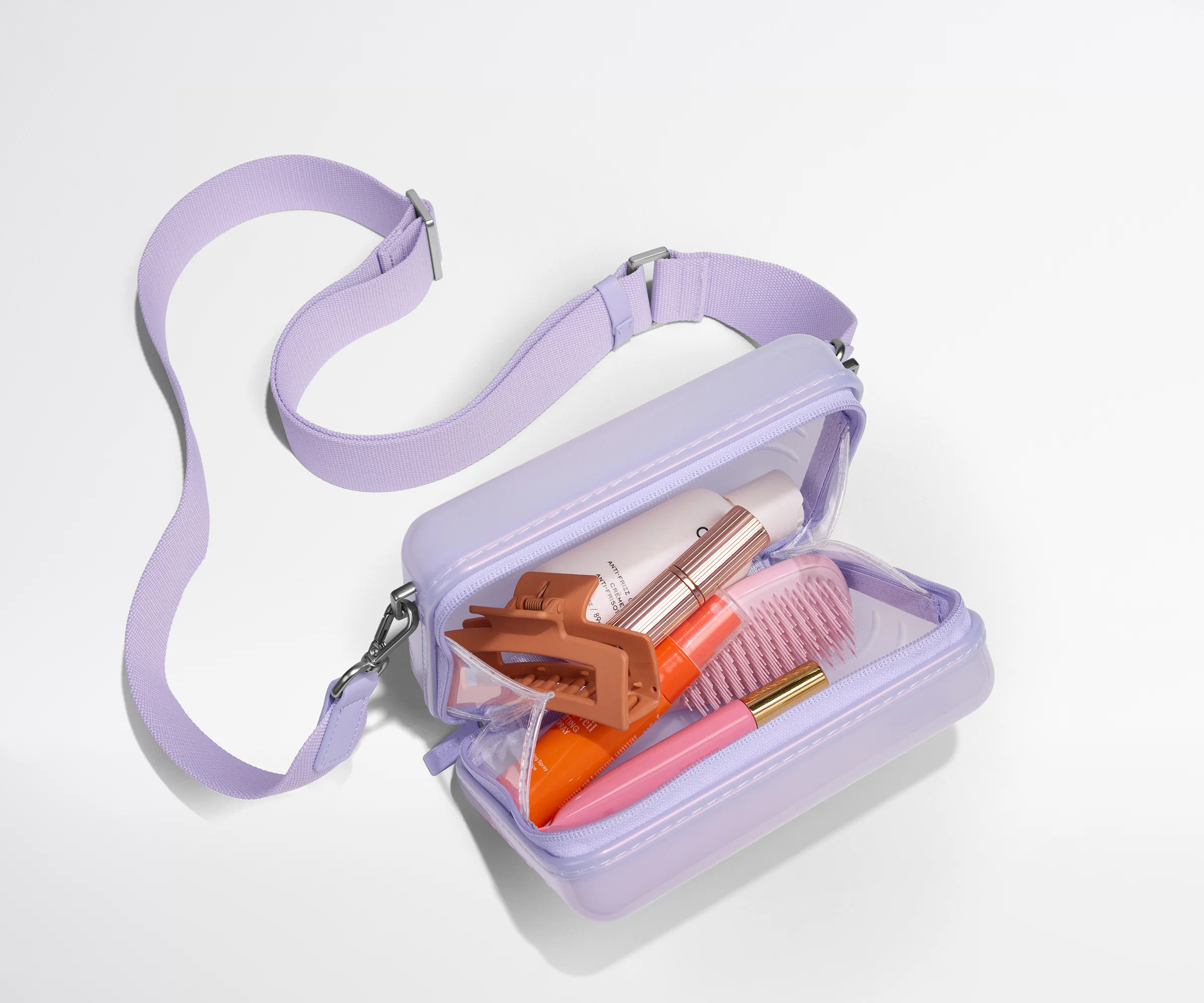 The Mini Crossbody in Glazed Lavender Haze Purple - Image 2