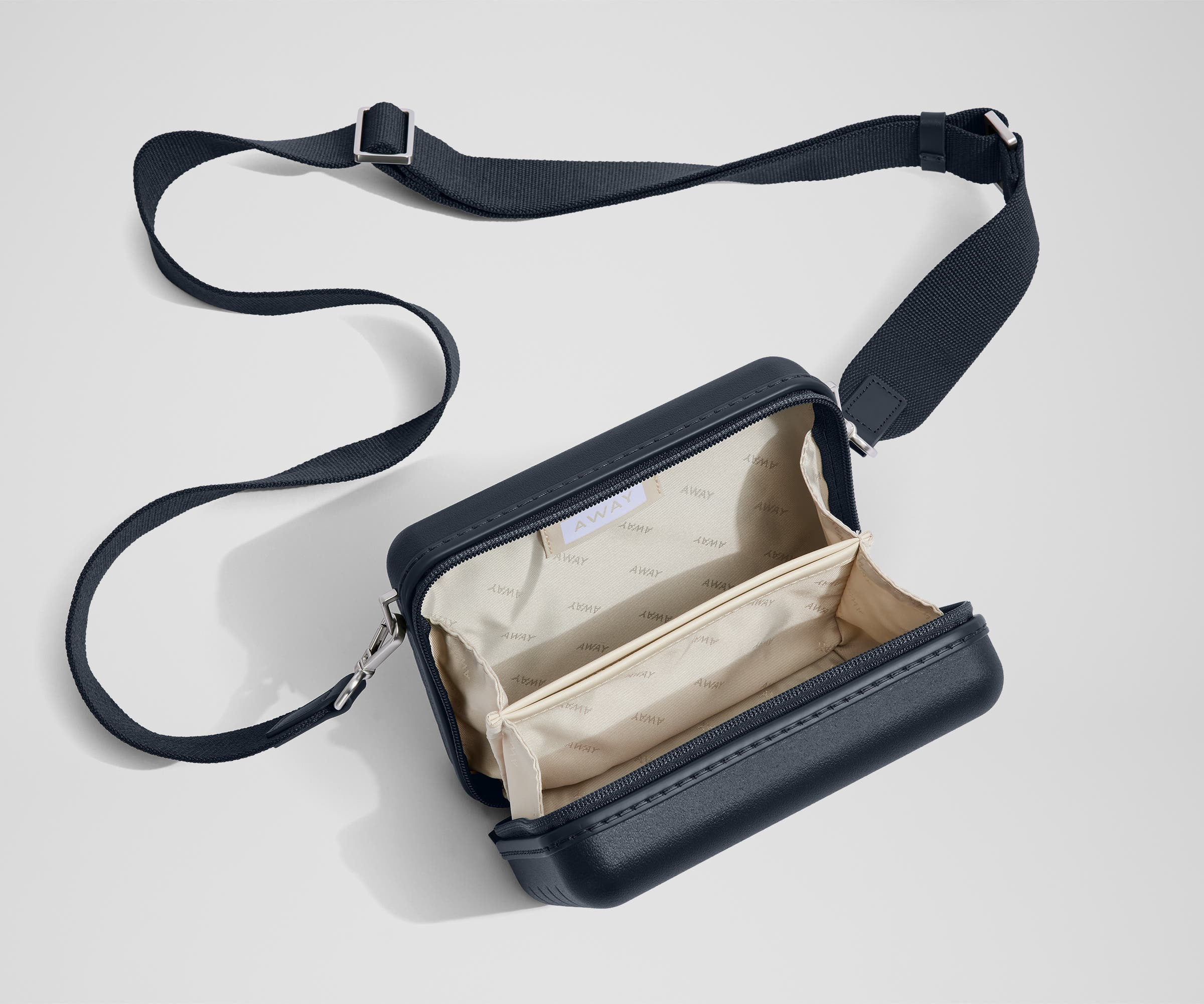 The Mini Crossbody in Navy Blue - Image 2