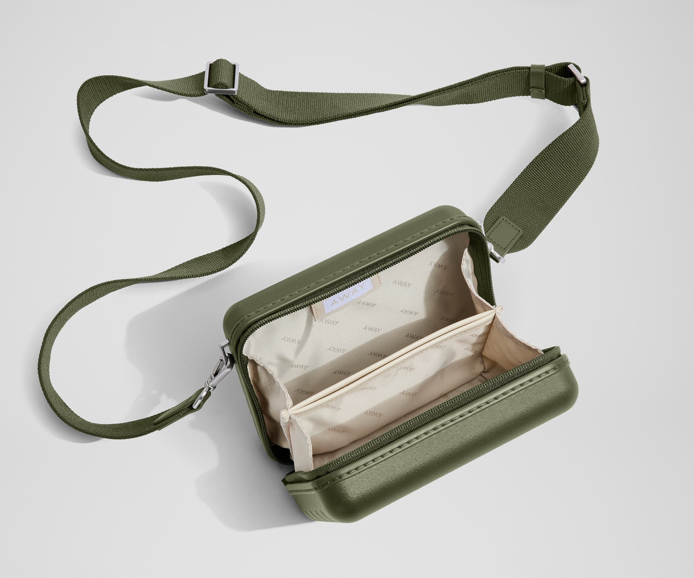 The Mini Crossbody in Olive Green - Image 2