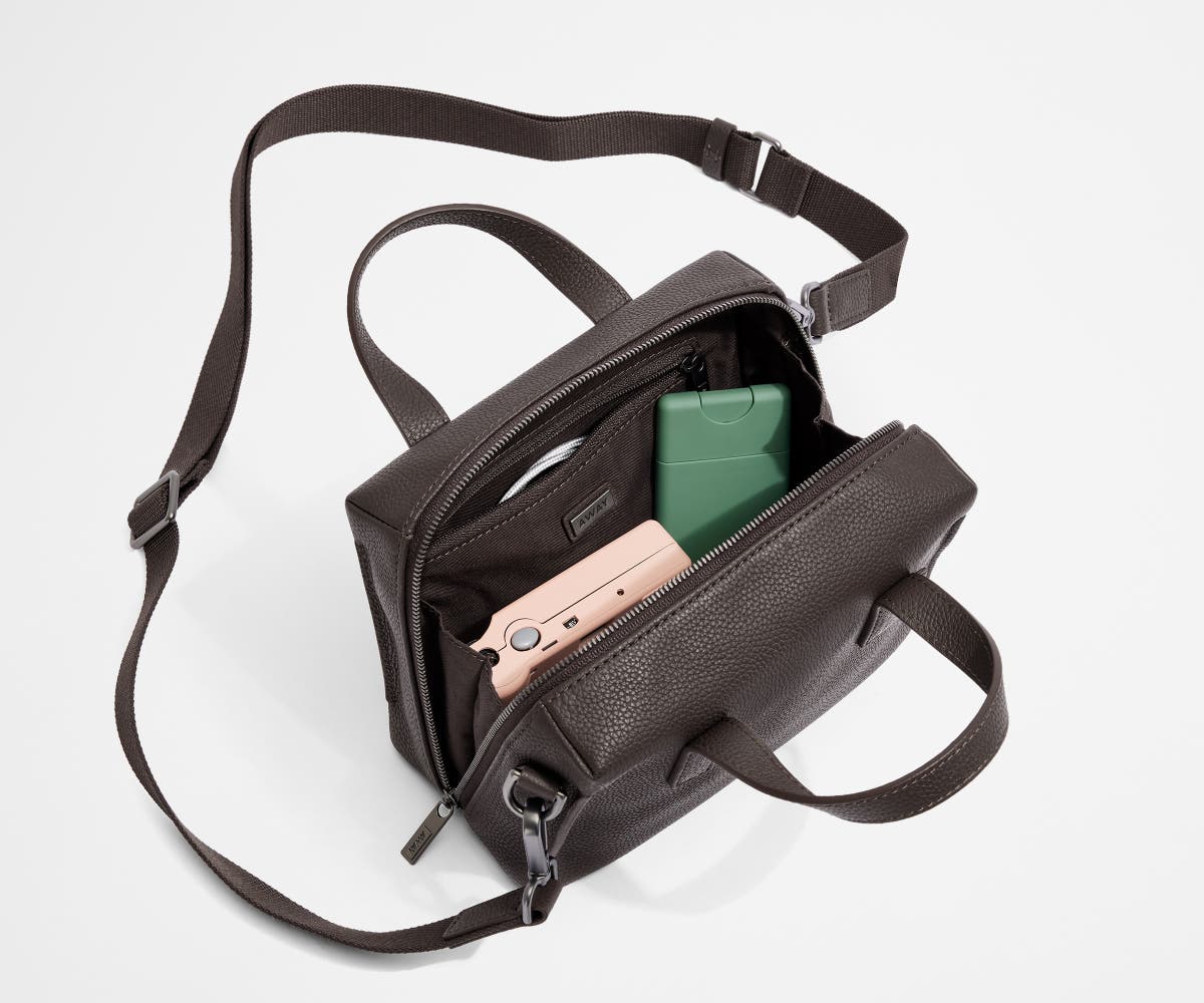 Mini Everywhere Bag in Espresso Brown - Image 3