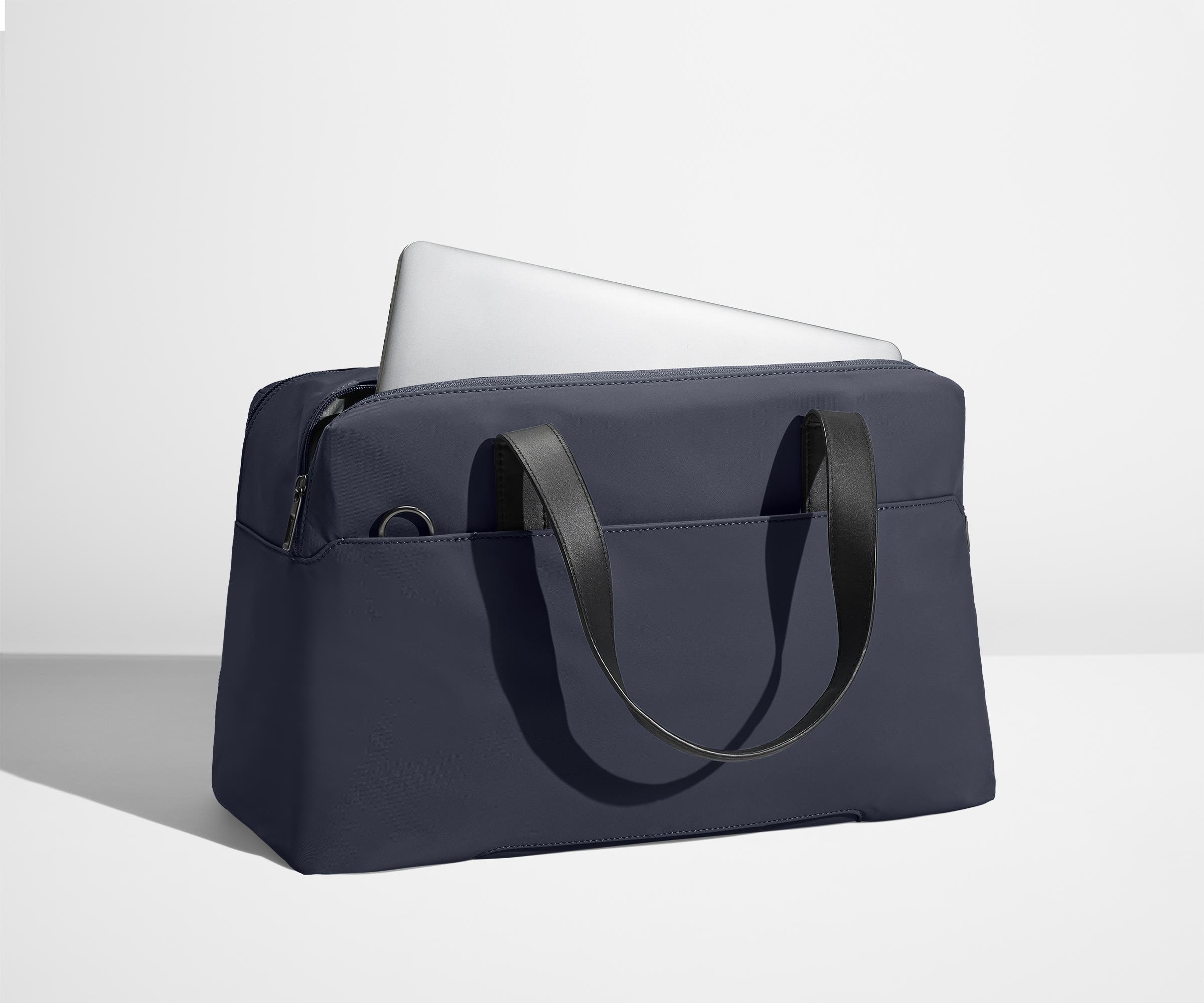 The Overnight Bag in Navy Blue - Image 4