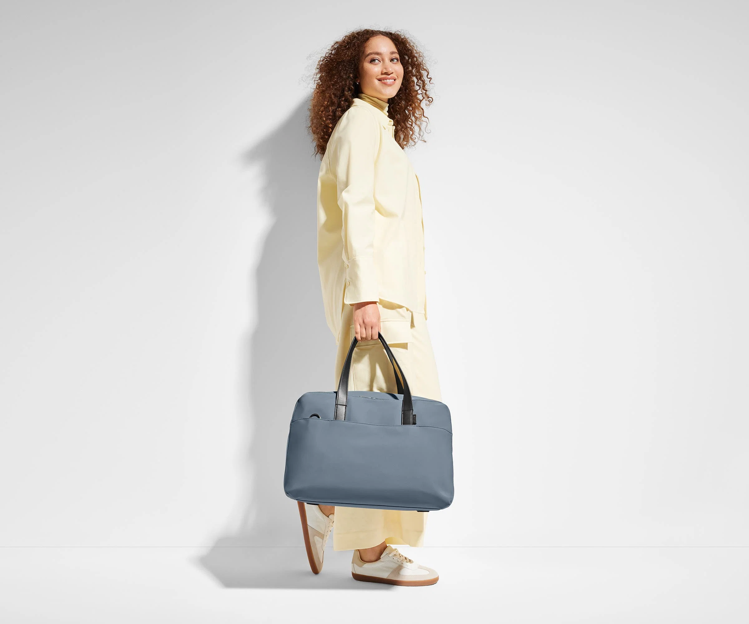 The Overnight Bag in Salt White - Image 2