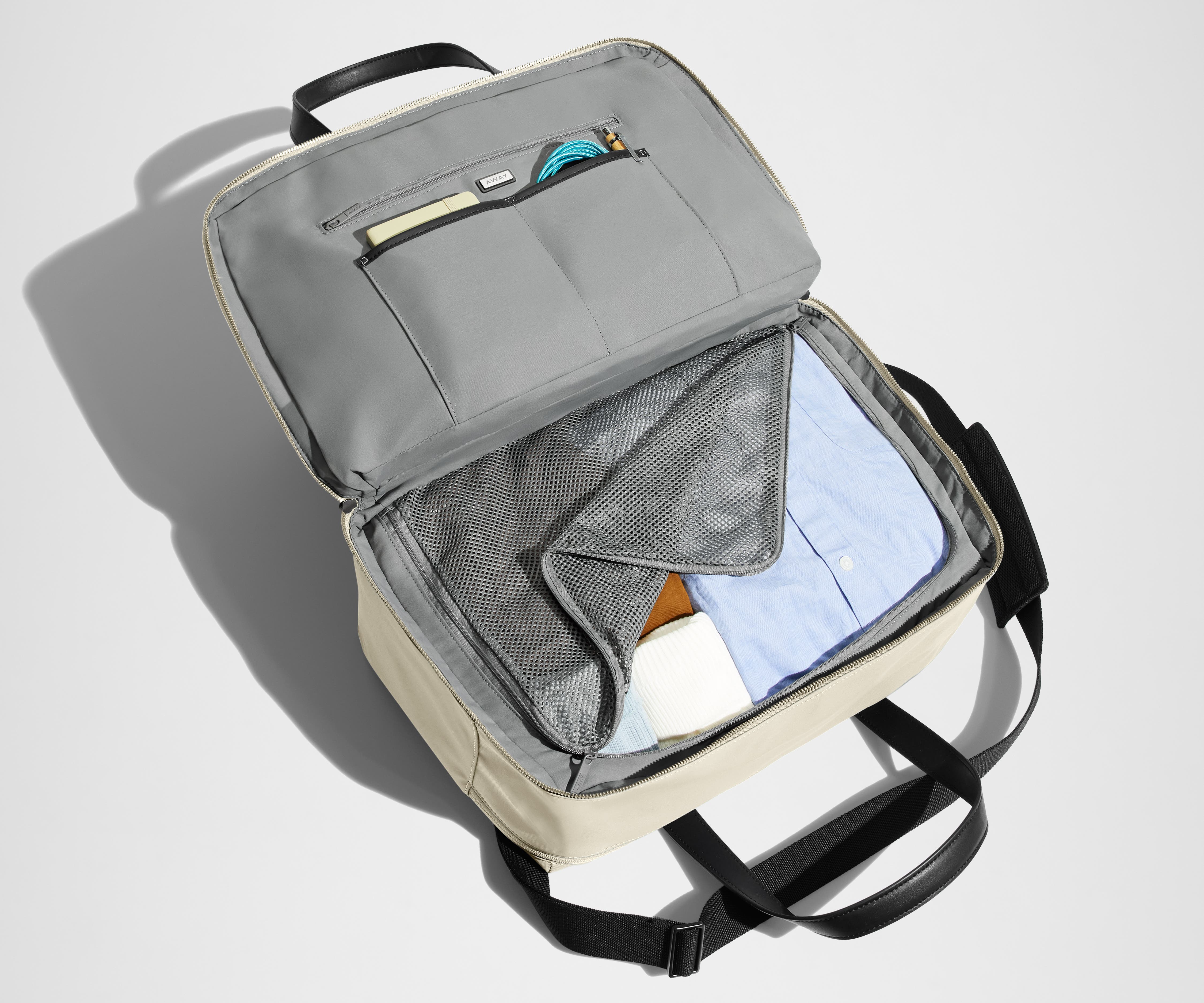 The Overnight Bag in Salt White - Image 3