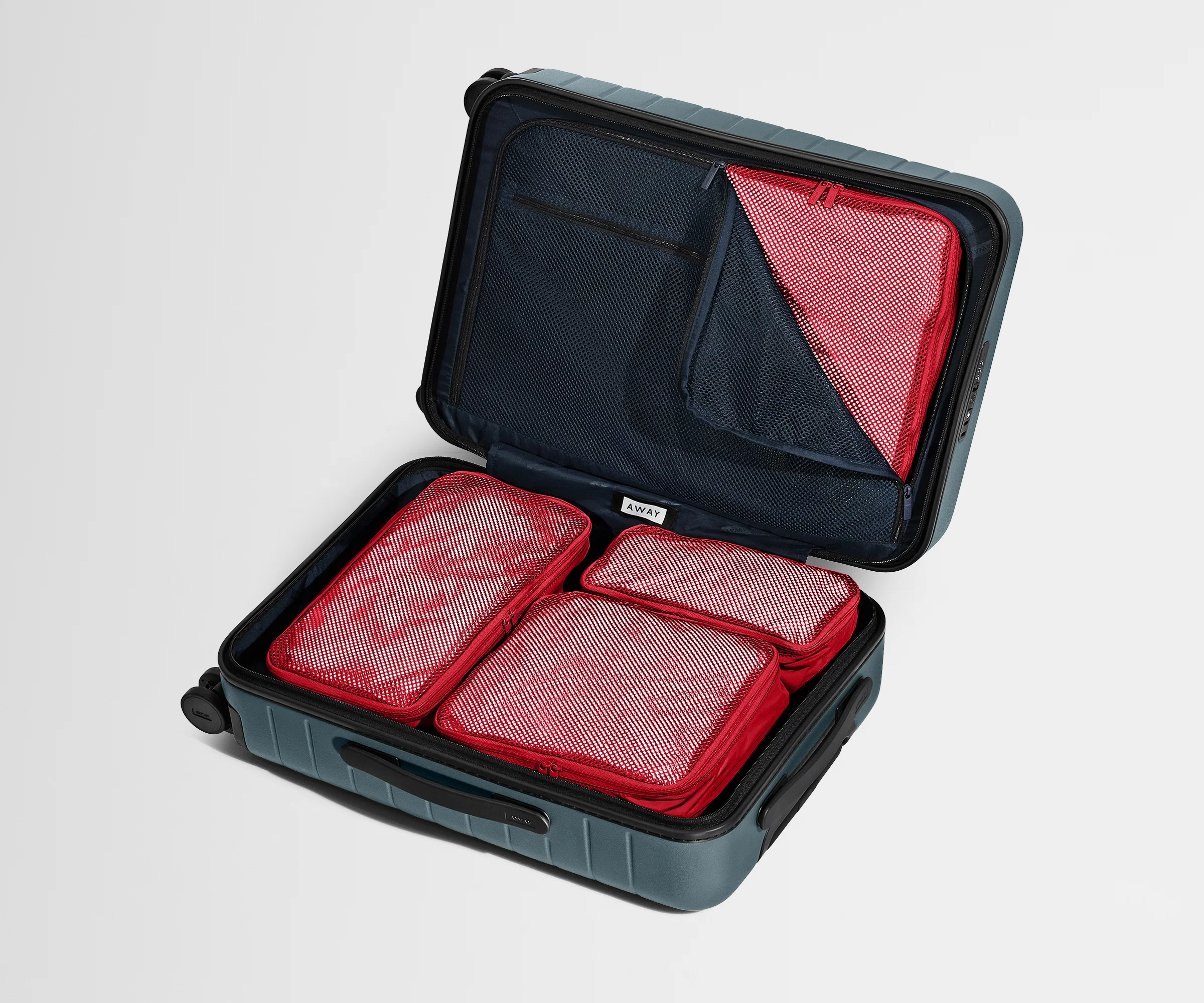 The Insider Packing Cubes in Cherry Red - Image 3