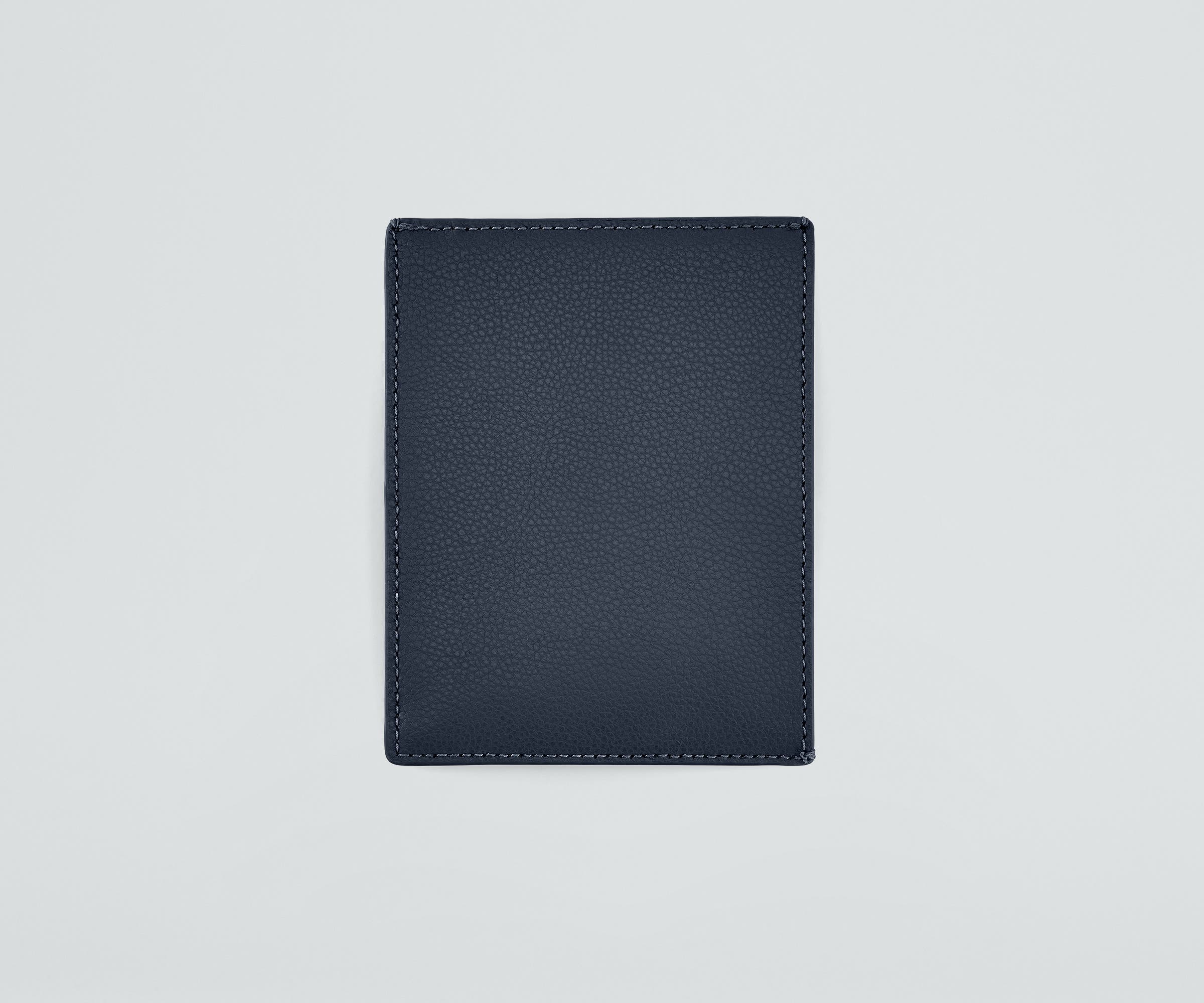 Passport Wallet in Navy Blue - Image 4