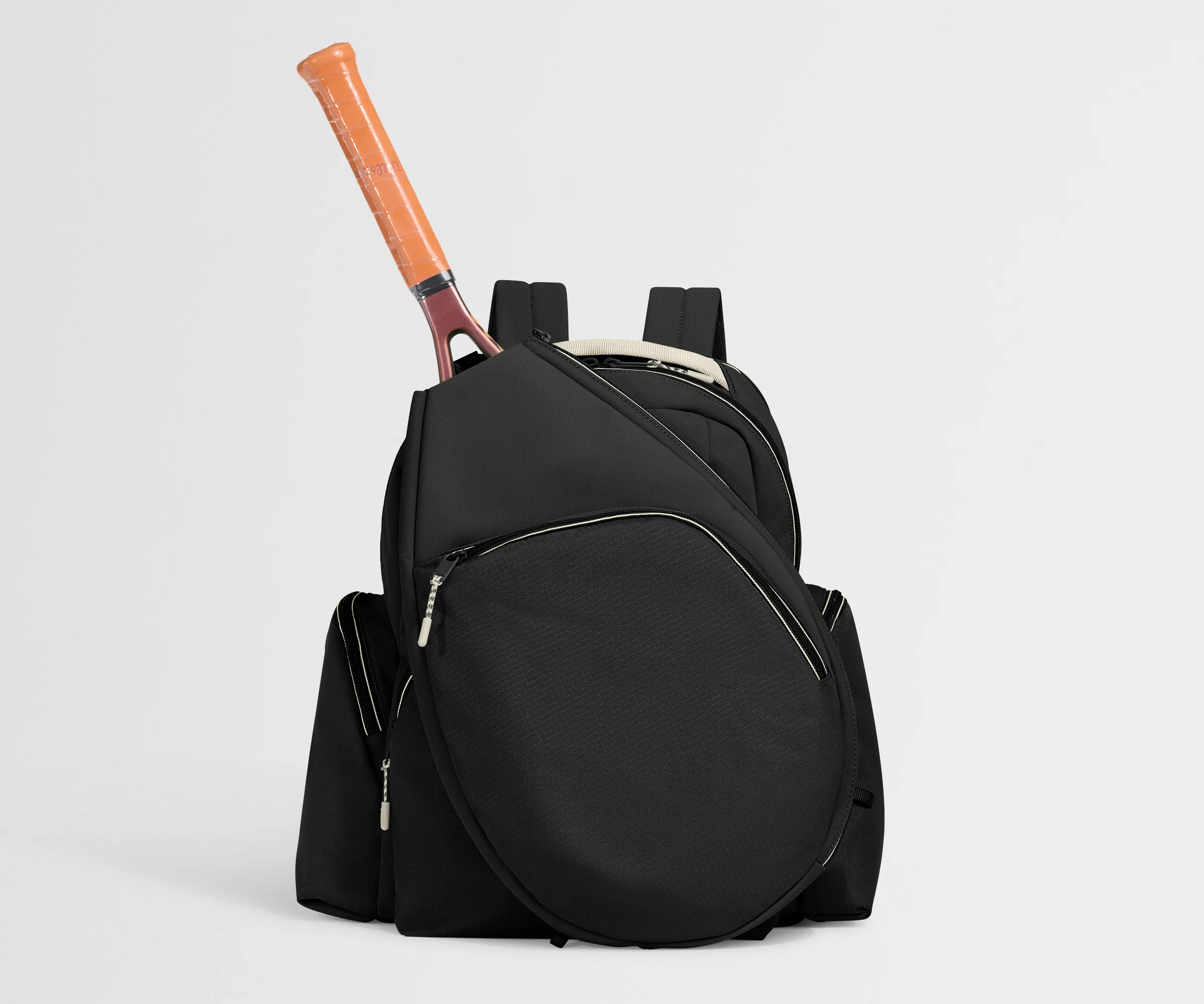 Racket Bag in Jet Black - Image 6