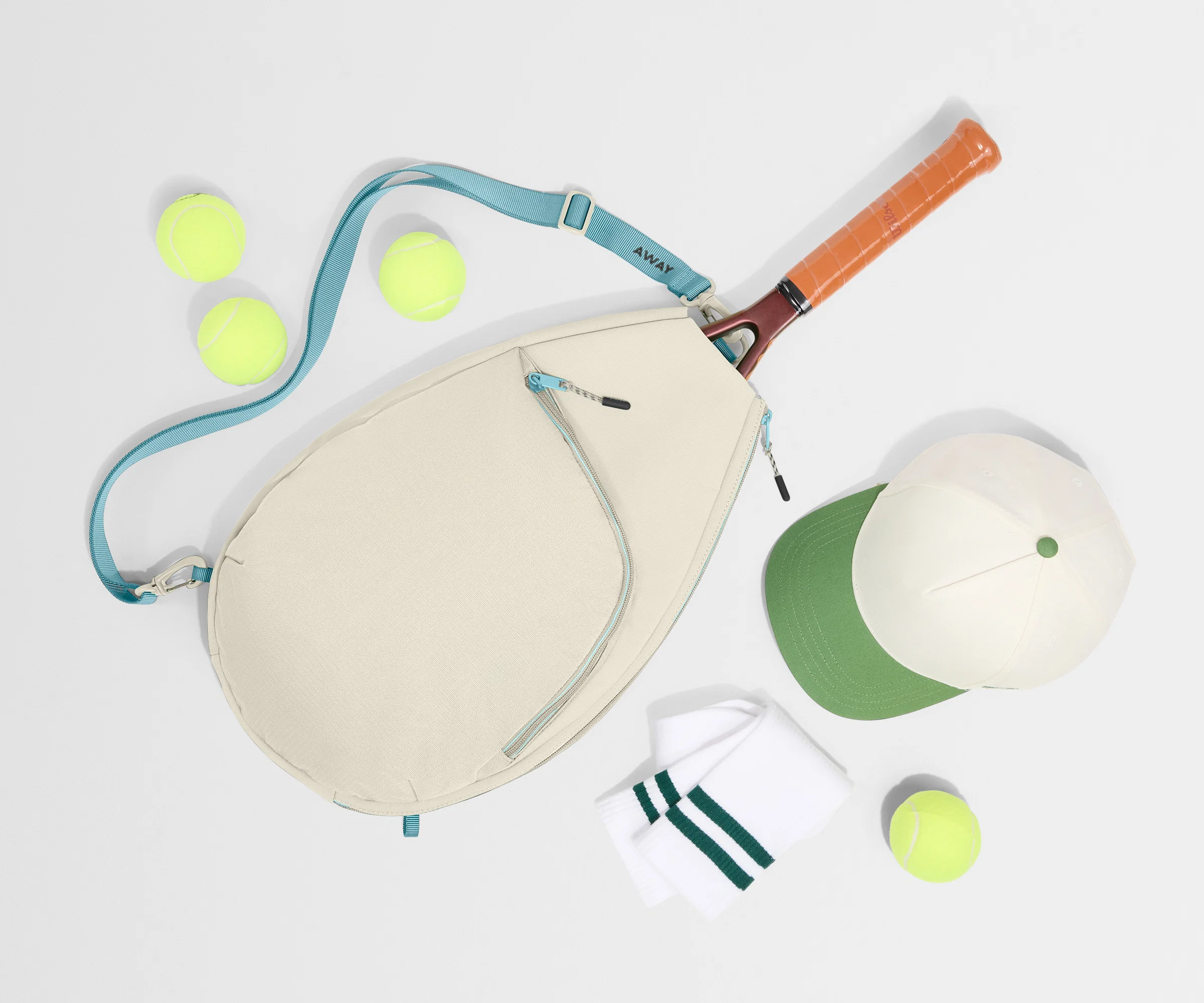 Racket Bag in Salt White - Image 8