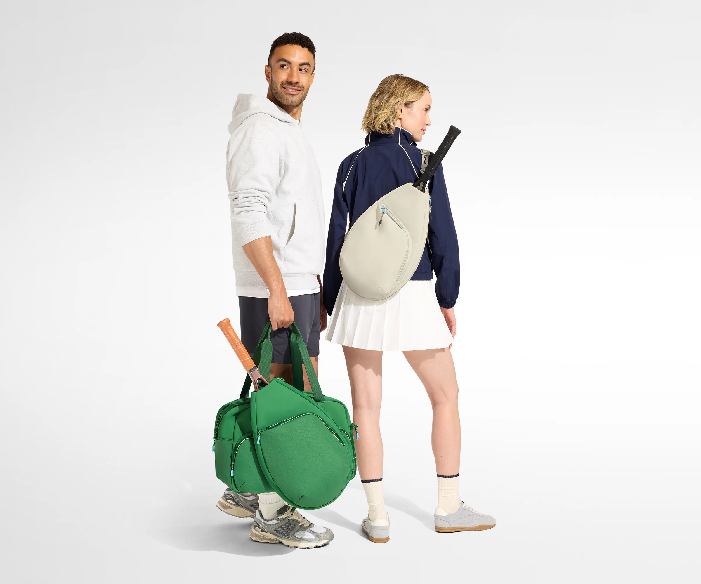 Racket Bag in Salt White - Image 9