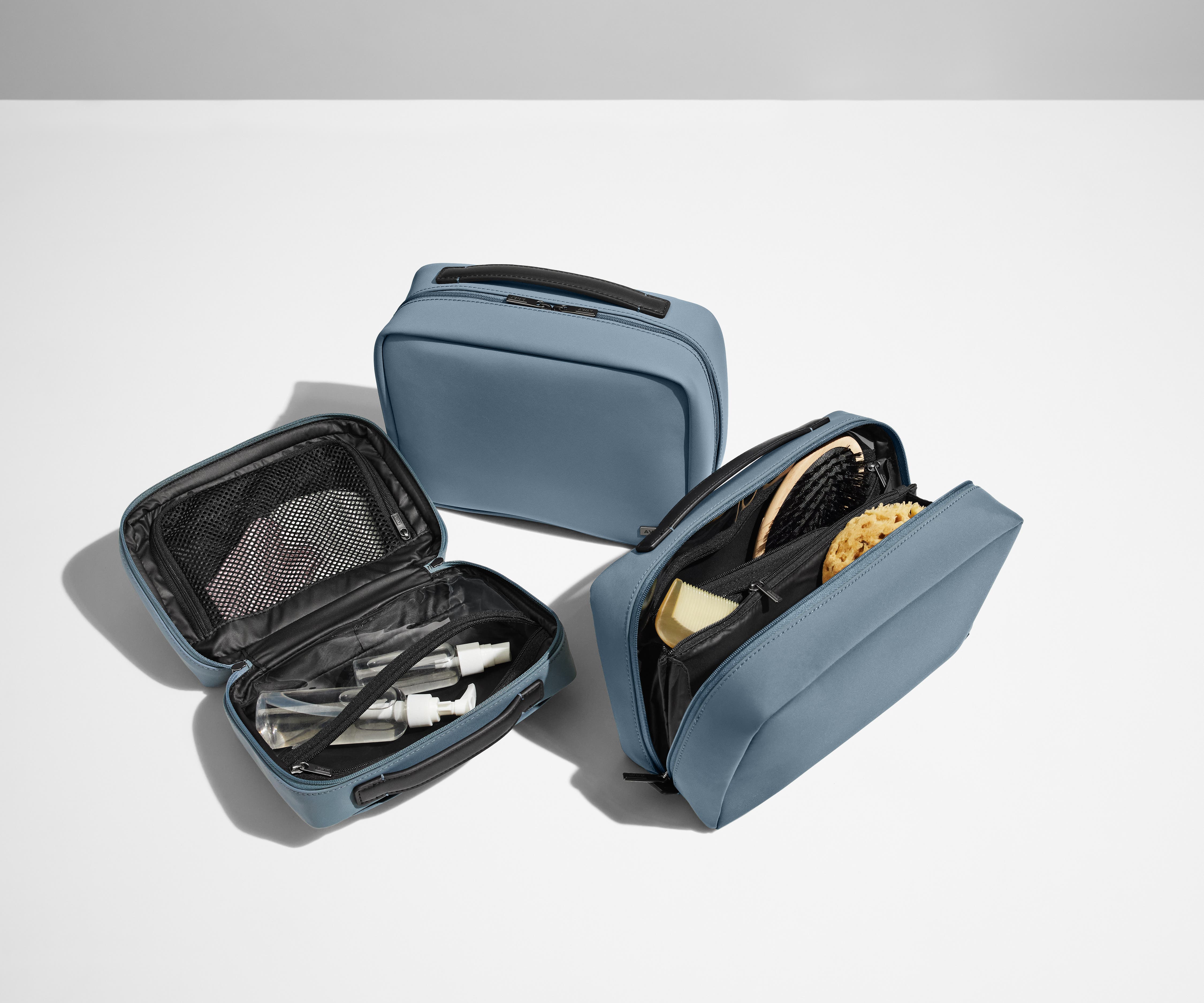 The Small Toiletry Bag in Jet Black - Image 6