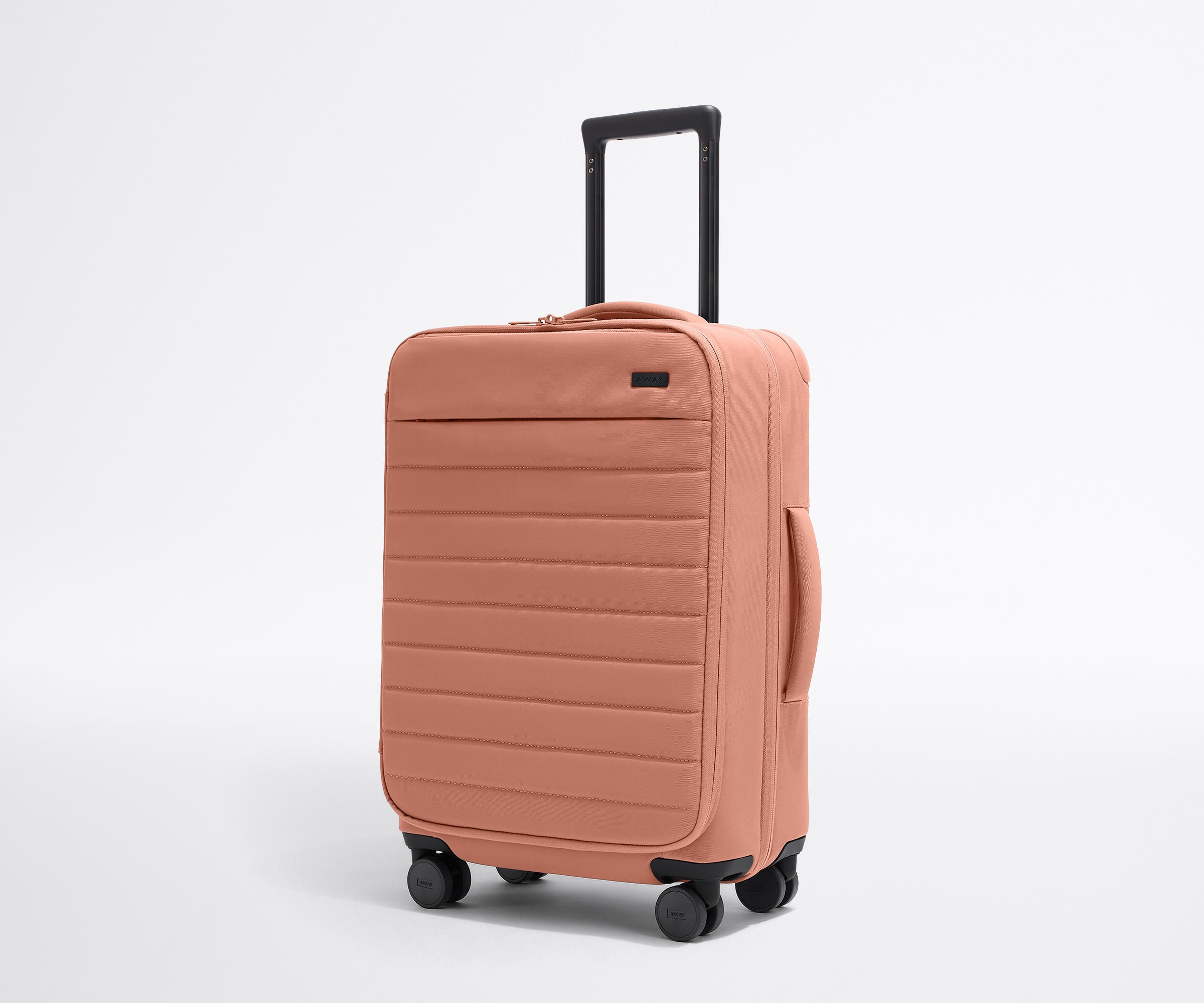 Softside Bigger Carry-On in Clay Pink - Image 2
