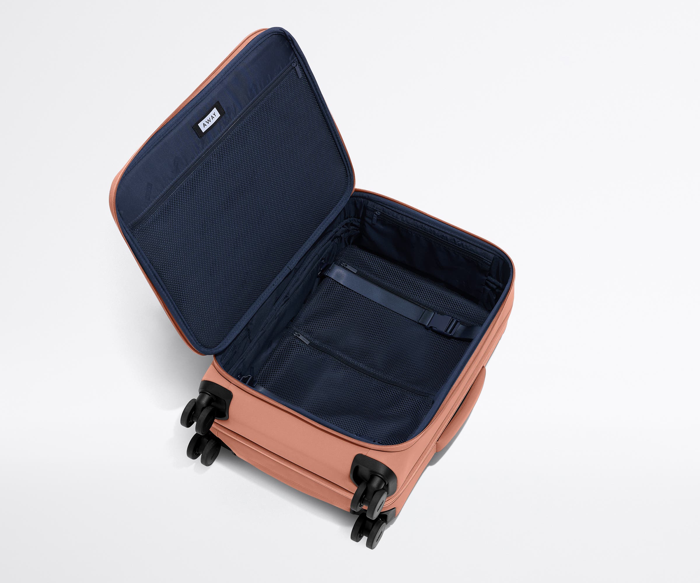 Softside Bigger Carry-On in Clay Pink - Image 8
